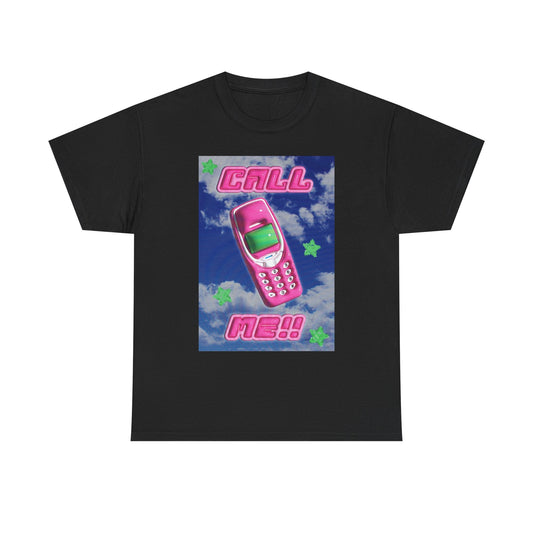 Call Me Vintage 90's Graphic T Shirt ADULT NEW Heavy Cotton Tee