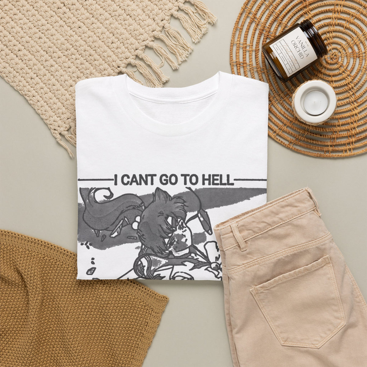 I Can't Go to Hell I'm All Out of Vacation Days T-Shirt Men's Graphic Tee