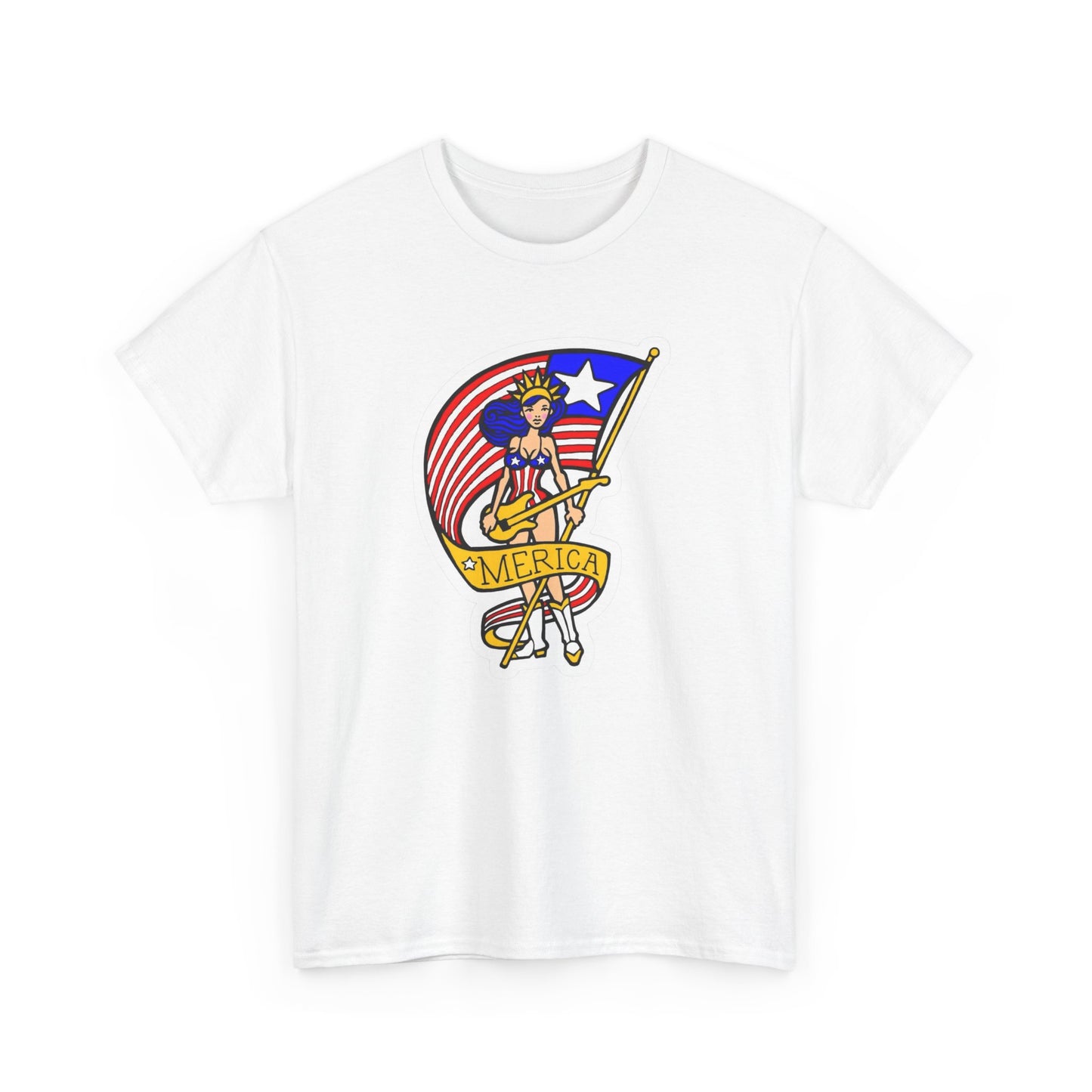 American Model Retro Graphic T Shirt NEW Unisex Heavy Cotton Tee