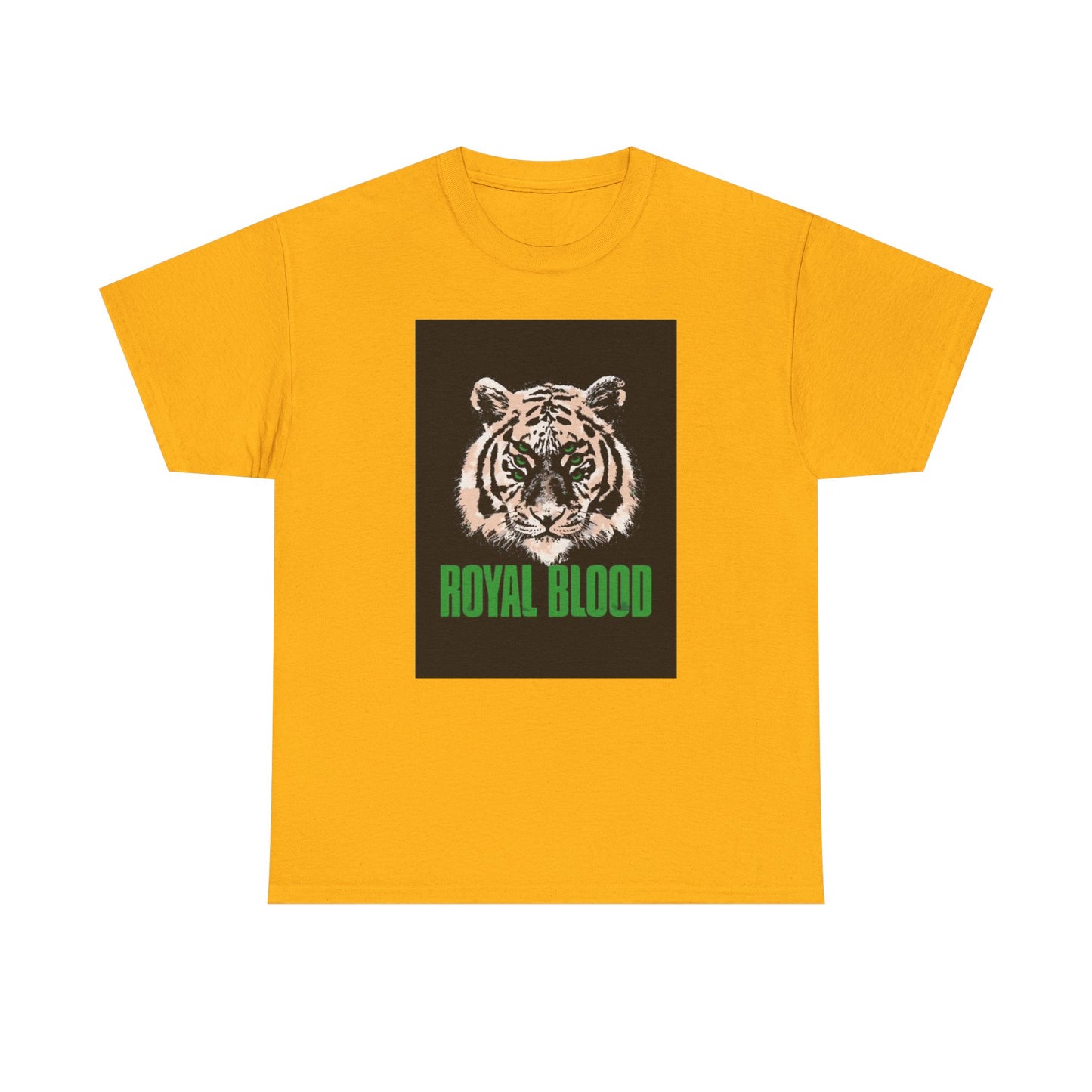Royal Blood Tshirt Rock band Graphic Tiger Unisex Heavy Cotton Tee Vintage art