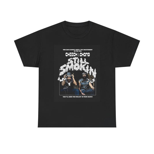 Cheech And Chong Still Smokin T Shirt Vintage Unisex Heavy Cotton Tee