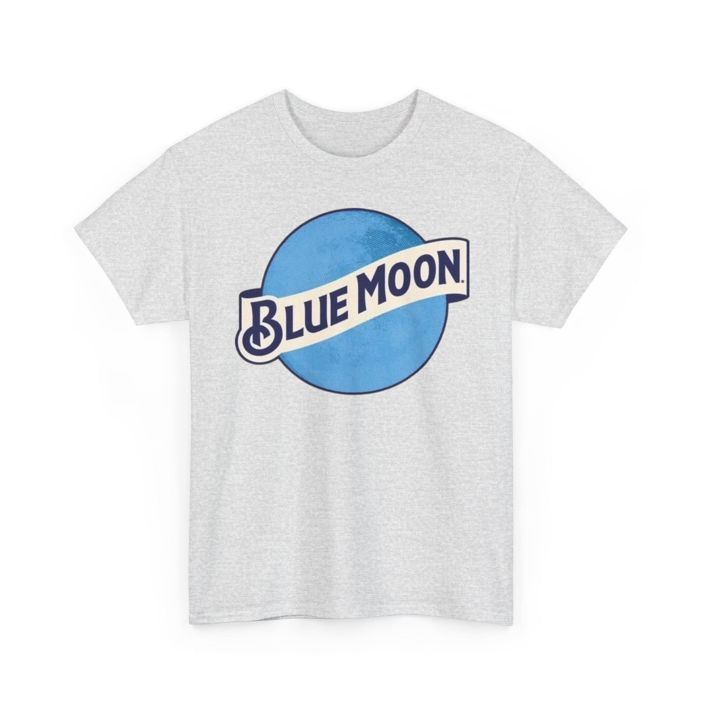 Blue Moon Vintage Beer Graphic T Shirt Men's Heavy Cotton Tee