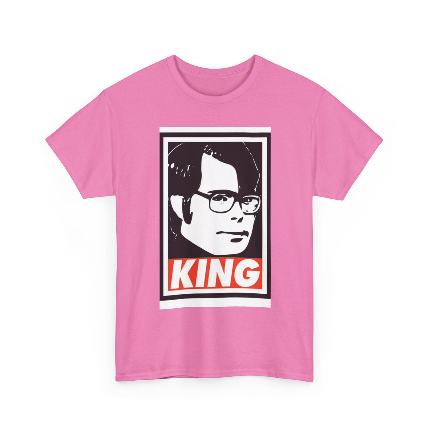 Stephen King Shirt Retro Poster Horror Funny Gift Scary Unisex Heavy Cotton Tee