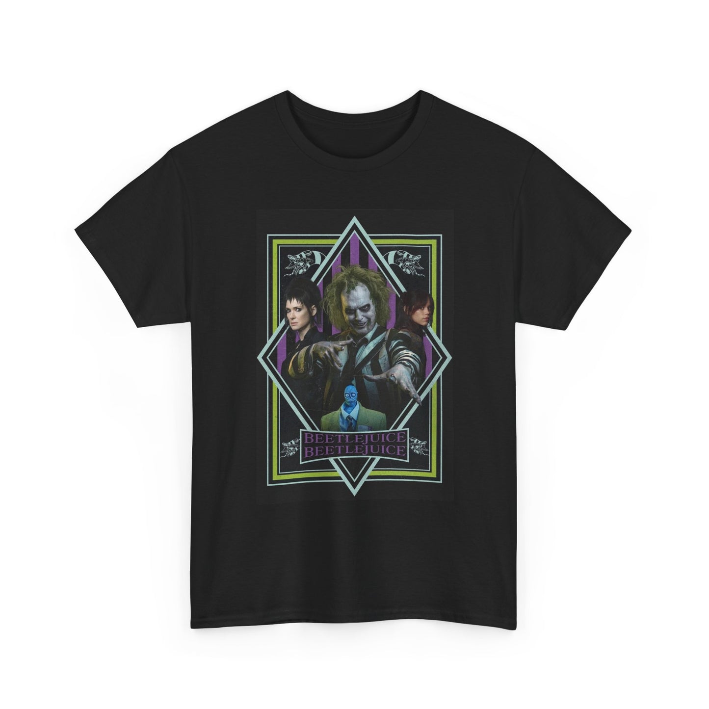 Beetlejuice Movie Graphic T Shirt Vintage Unisex Heavy Cotton Tee