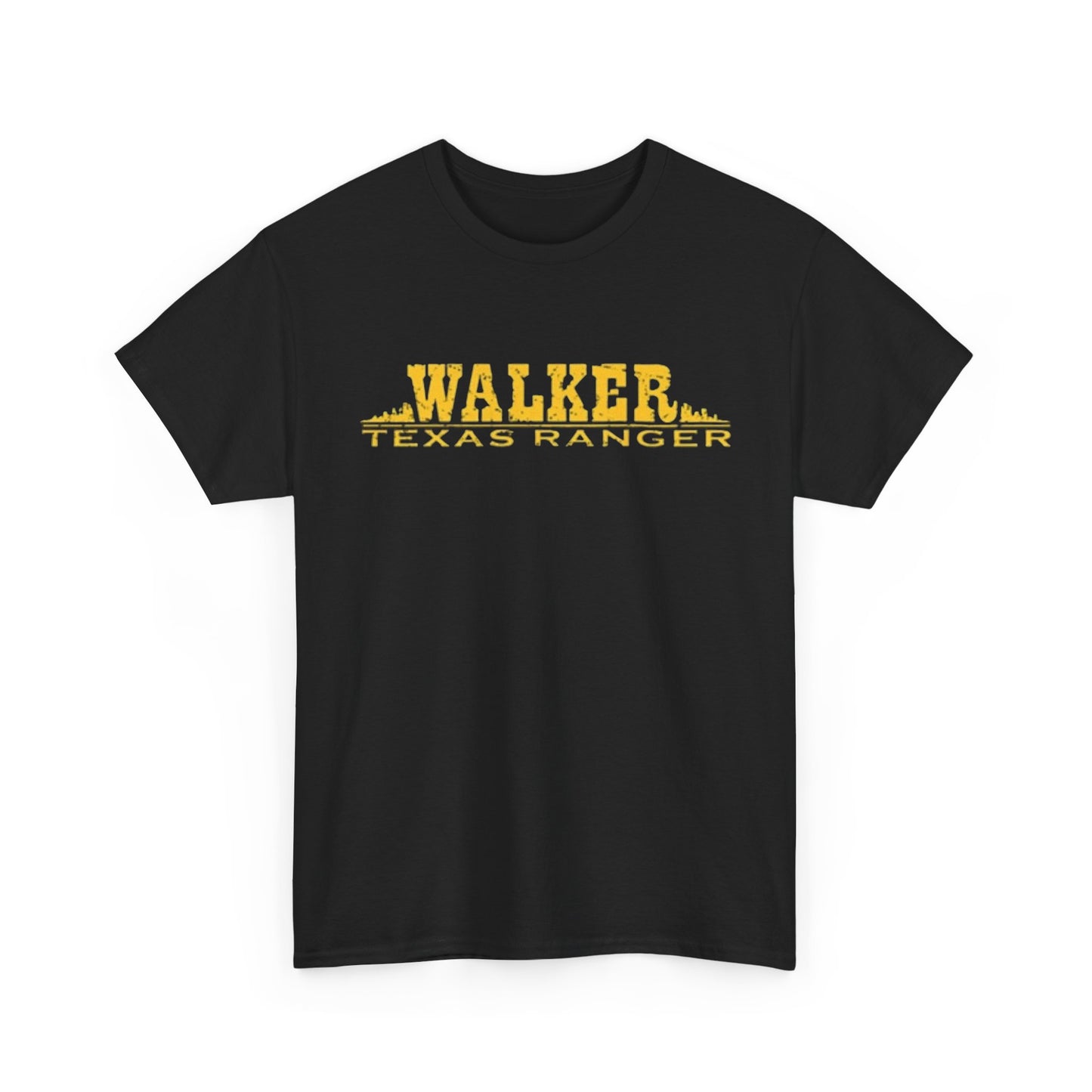 Walker Texas Ranger T Shirt Vintage Logo TV Chuck Norris Unisex Heavy Cotton Tee
