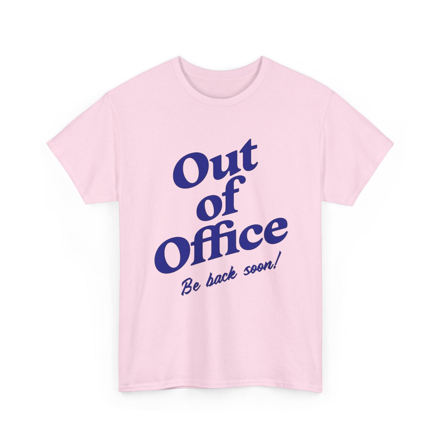 Out Of Office Vacation Graphic T Shirt NEW ADULT Unisex Heavy Cotton Tee