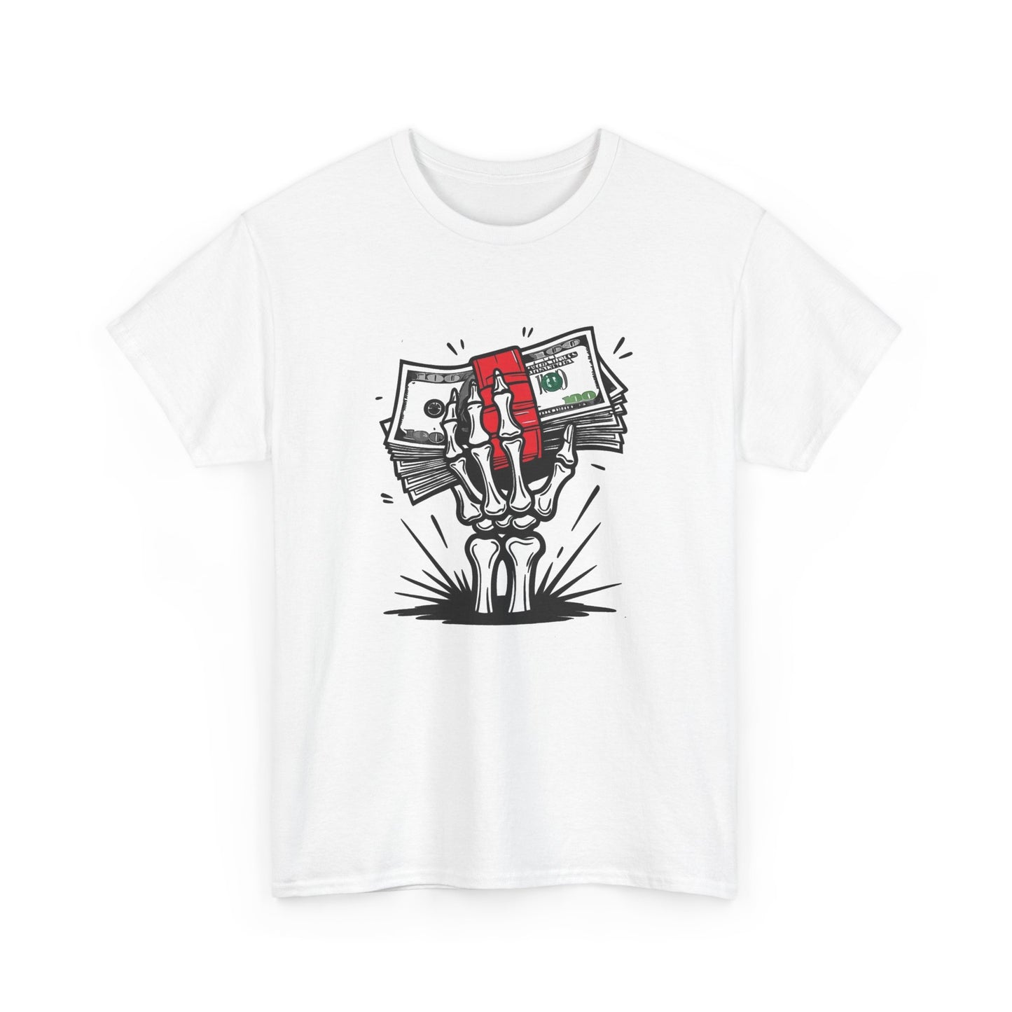 Dead Rich From The Grave Graphic T Shirt Unisex Heavy Cotton Tee