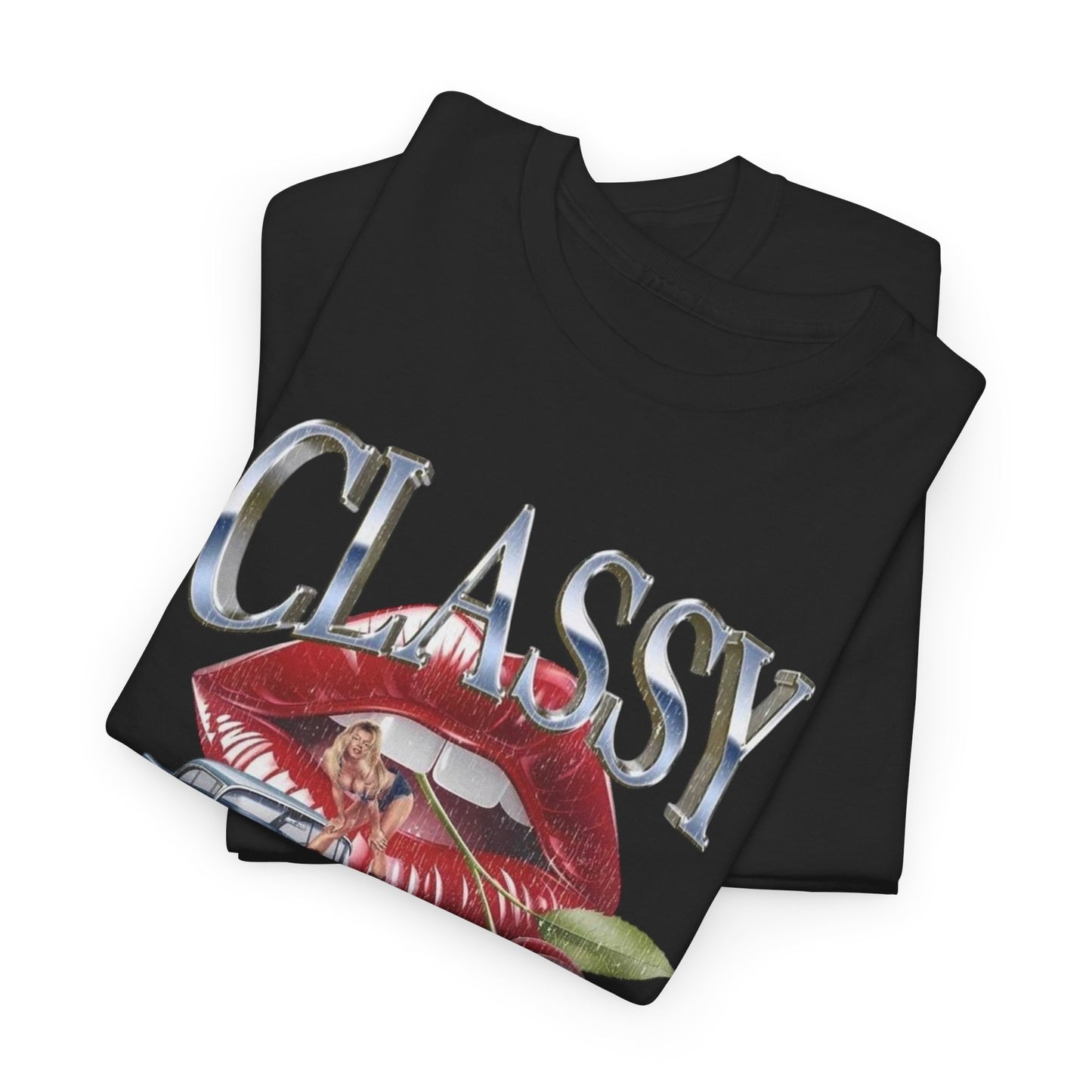 Classy Vintage Muscle Car Graphic T Shirt Unisex Heavy Cotton Tee