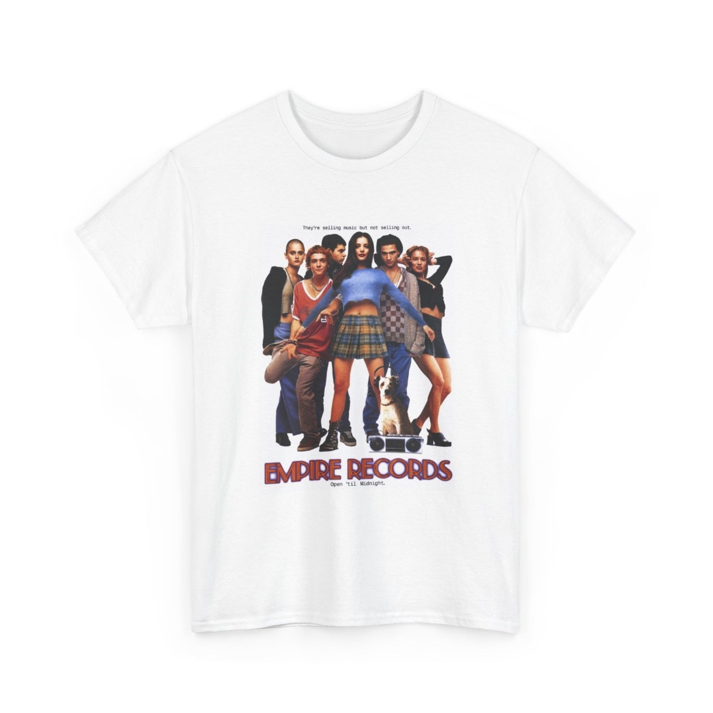 Empire Records Tshirt Funny Movie Poster Retro Unisex Heavy Cotton Tee