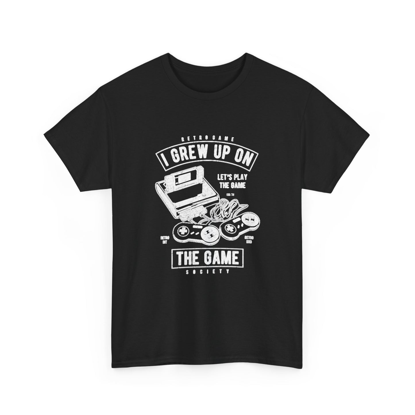 Retro Gaming Graphic T Shirt NEW Vintage Unisex Heavy Cotton Tee