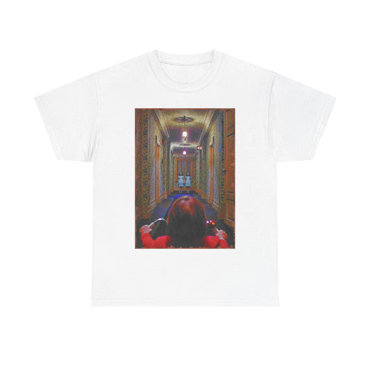 The Shining Shirt Vintage Movie Poster Retro Horror Film Unisex Heavy Cotton Tee