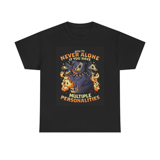 Multiple Personalities Graphic T Shirt Funny hilarious Dogs Unisex Heavy Cotton