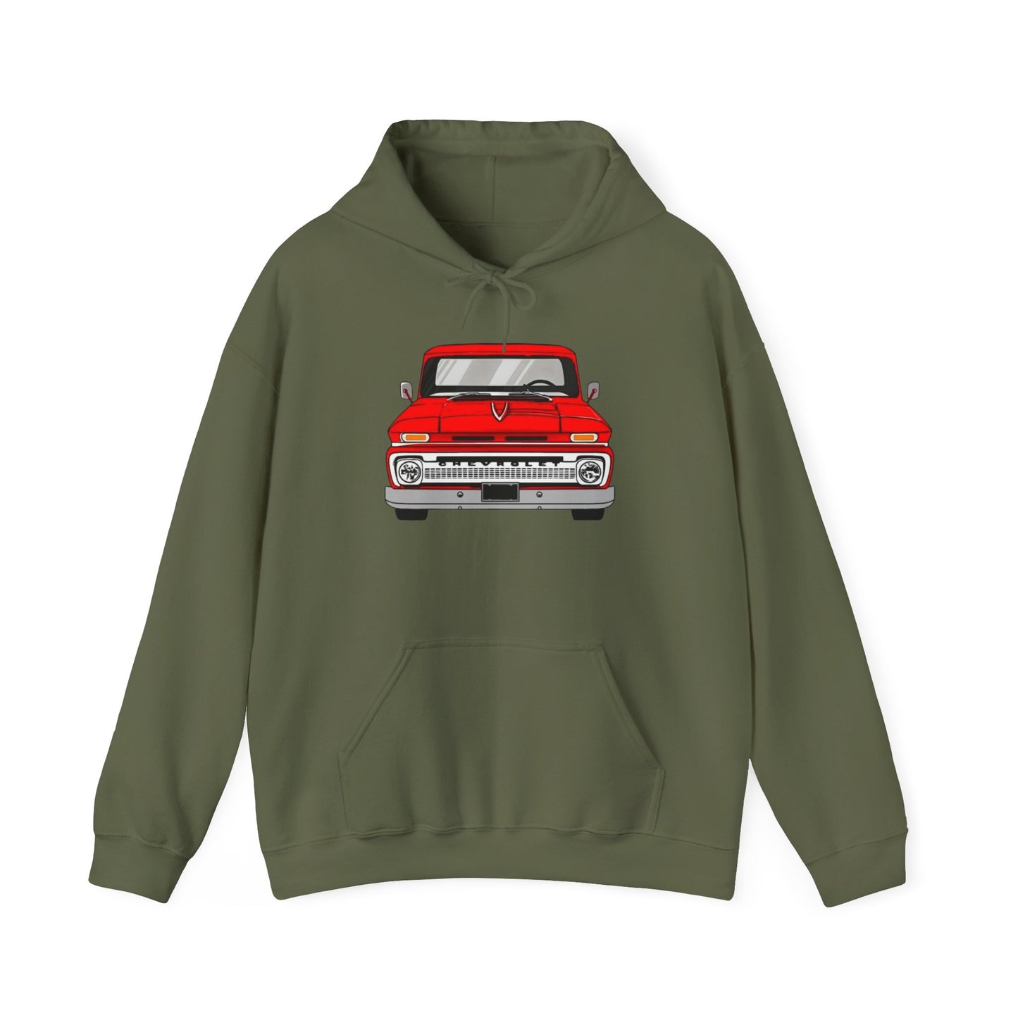 Vintage Chevrolet Pickup Truck Graphic Hoodie Heavy Blend™ Hooded Sweatshirt