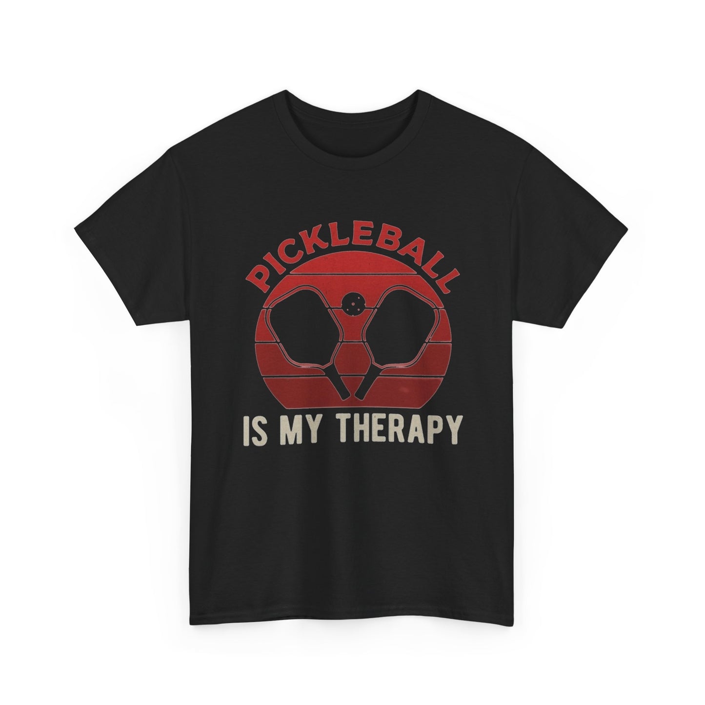 Pickleball Is My Therapy Graphic T Shirt Cotton Tee Apparel New