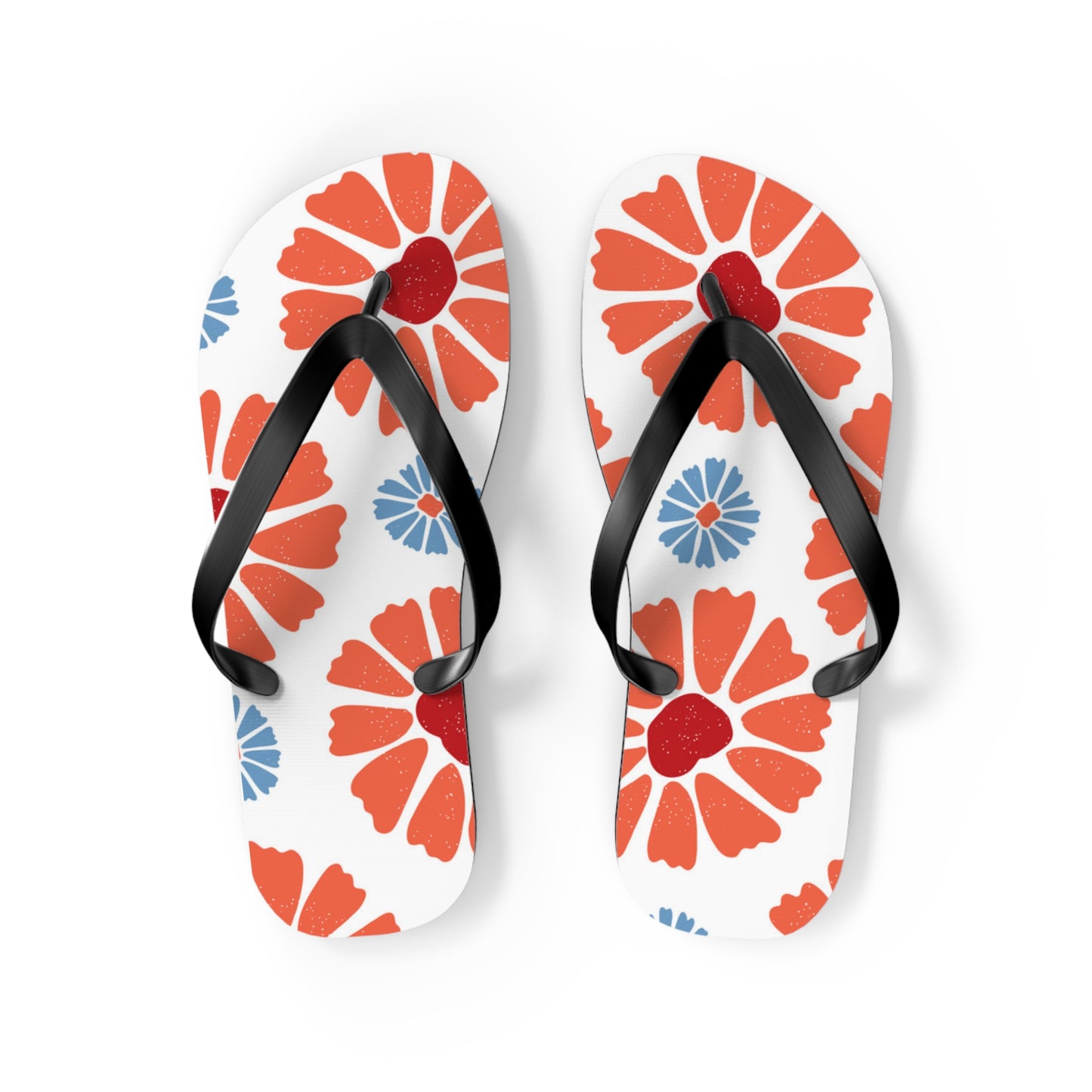 Tropical Flowers Beach Sandals Summer Flip Flops Slides BRAND NEW