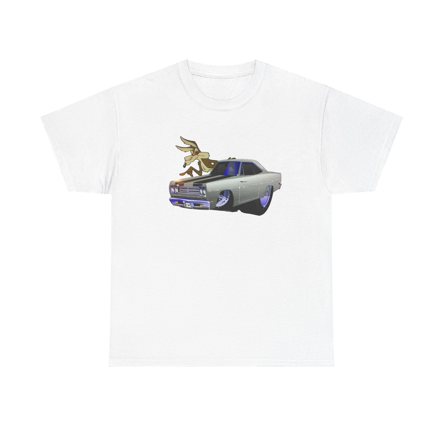 Plymouth Roadrunner Classic Graphic T Shirt Unisex Heavy Cotton Tee NEW