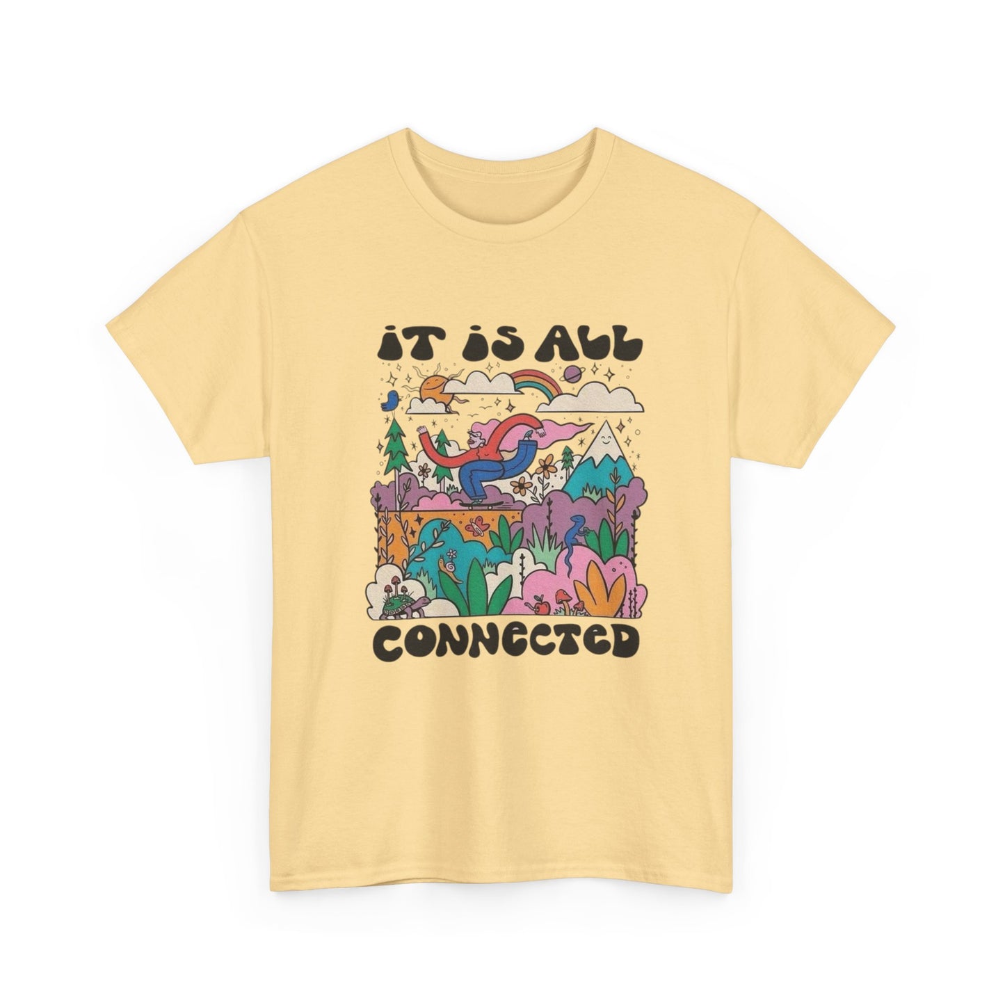 Its All Connected Graphic T Shirt NEW Adult Unisex Heavy Cotton Tee