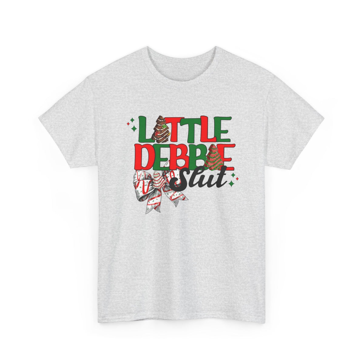 Little Debbie Slut Funny Christmas Graphic T Shirt Unisex NEW Heavy Cotton Tee