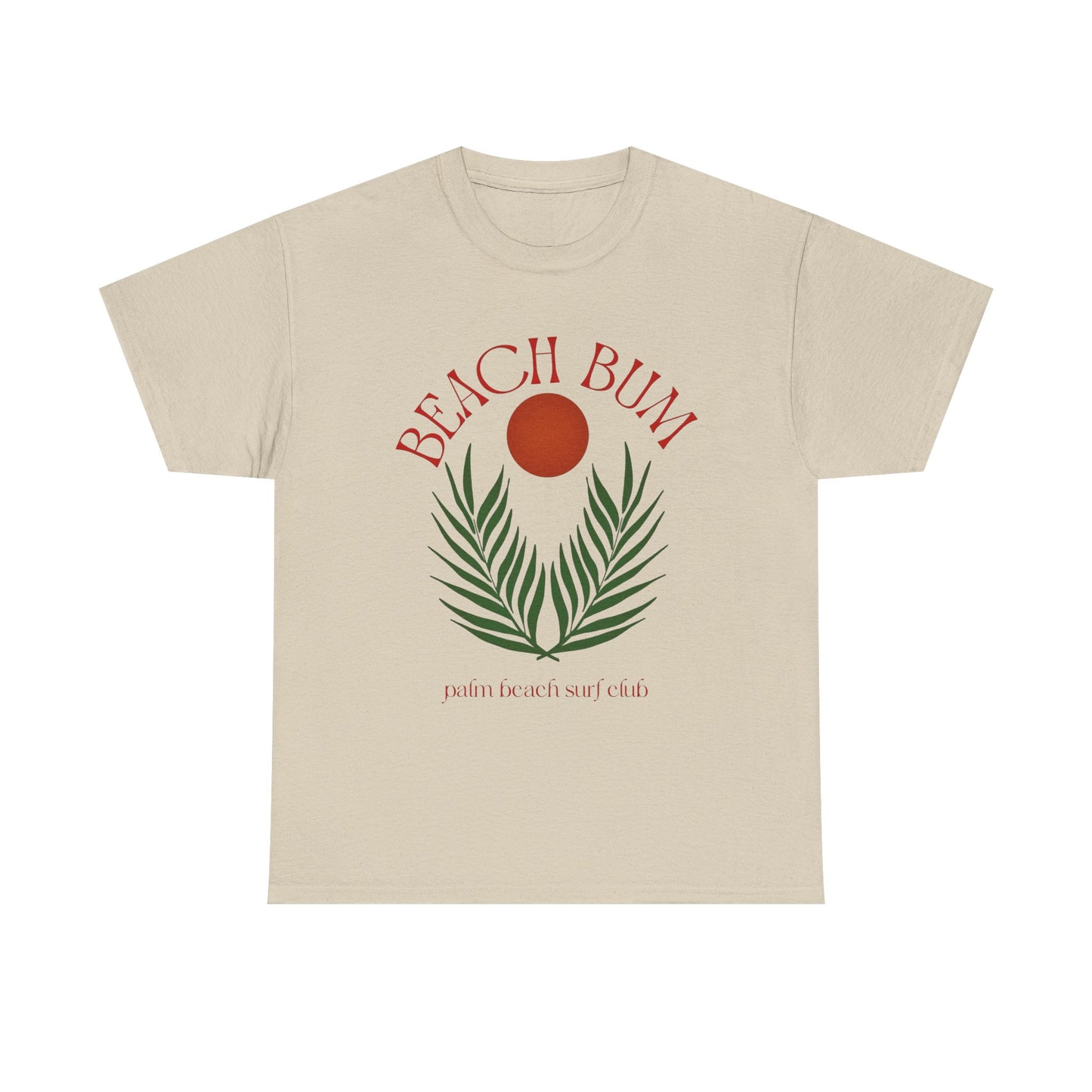 Beach Bum Graphic T Shirt NEW Adult Unisex Heavy Cotton Tee