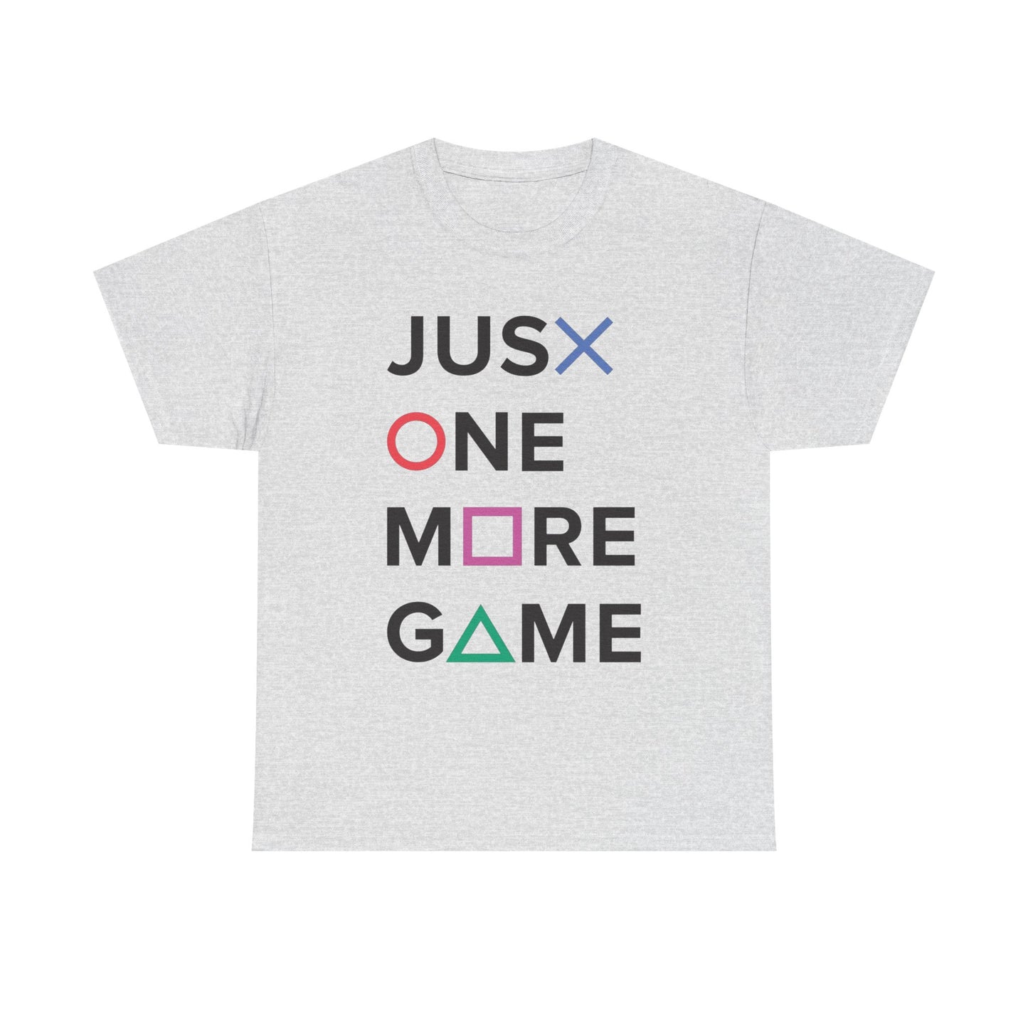 Just One More Game Retro Gaming Graphic T Shirt NEW GIFT Unisex Heavy Cotton Tee