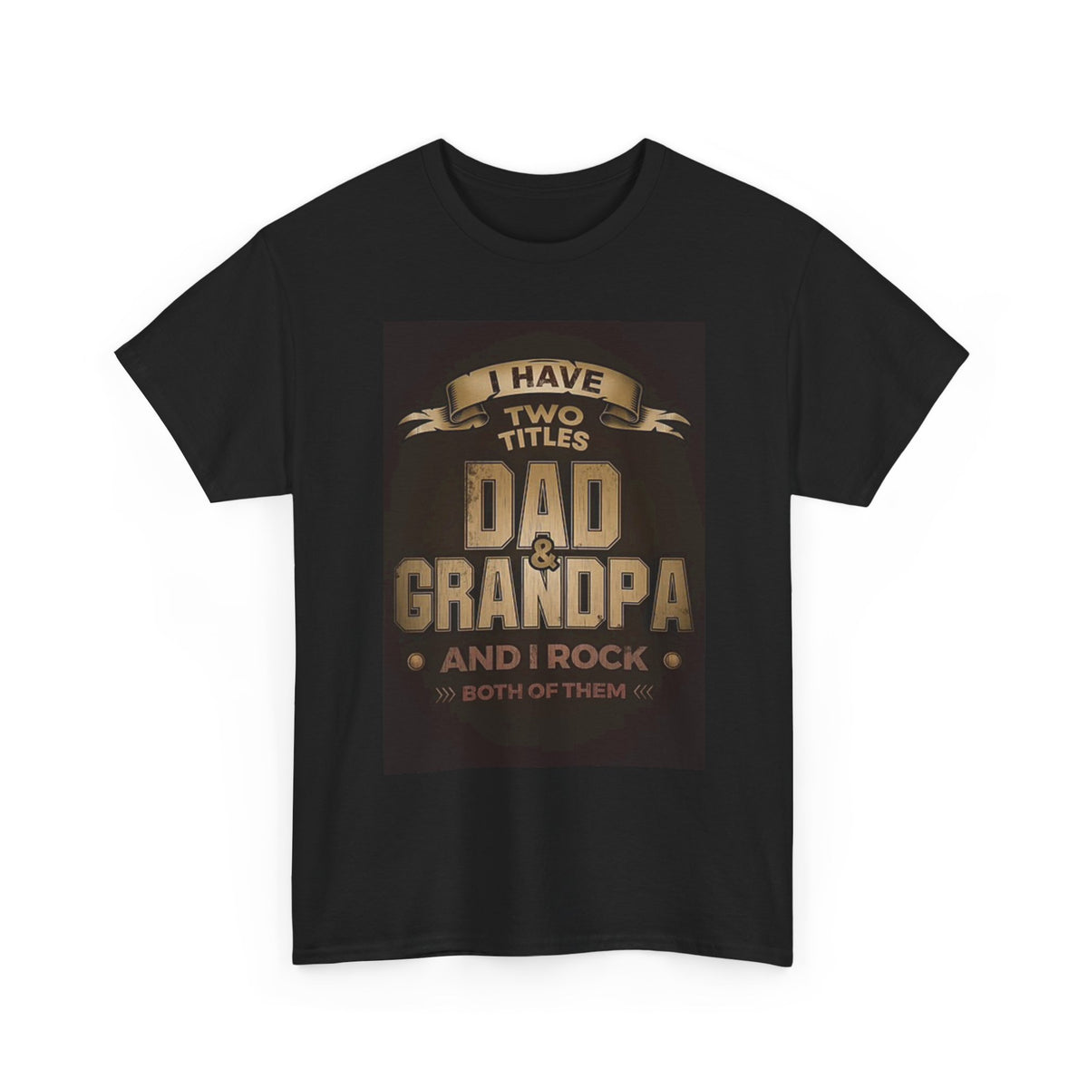 Dad And Grampa Graphic T Shirt Retro Dad Jokes Unisex Heavy Cotton Tee