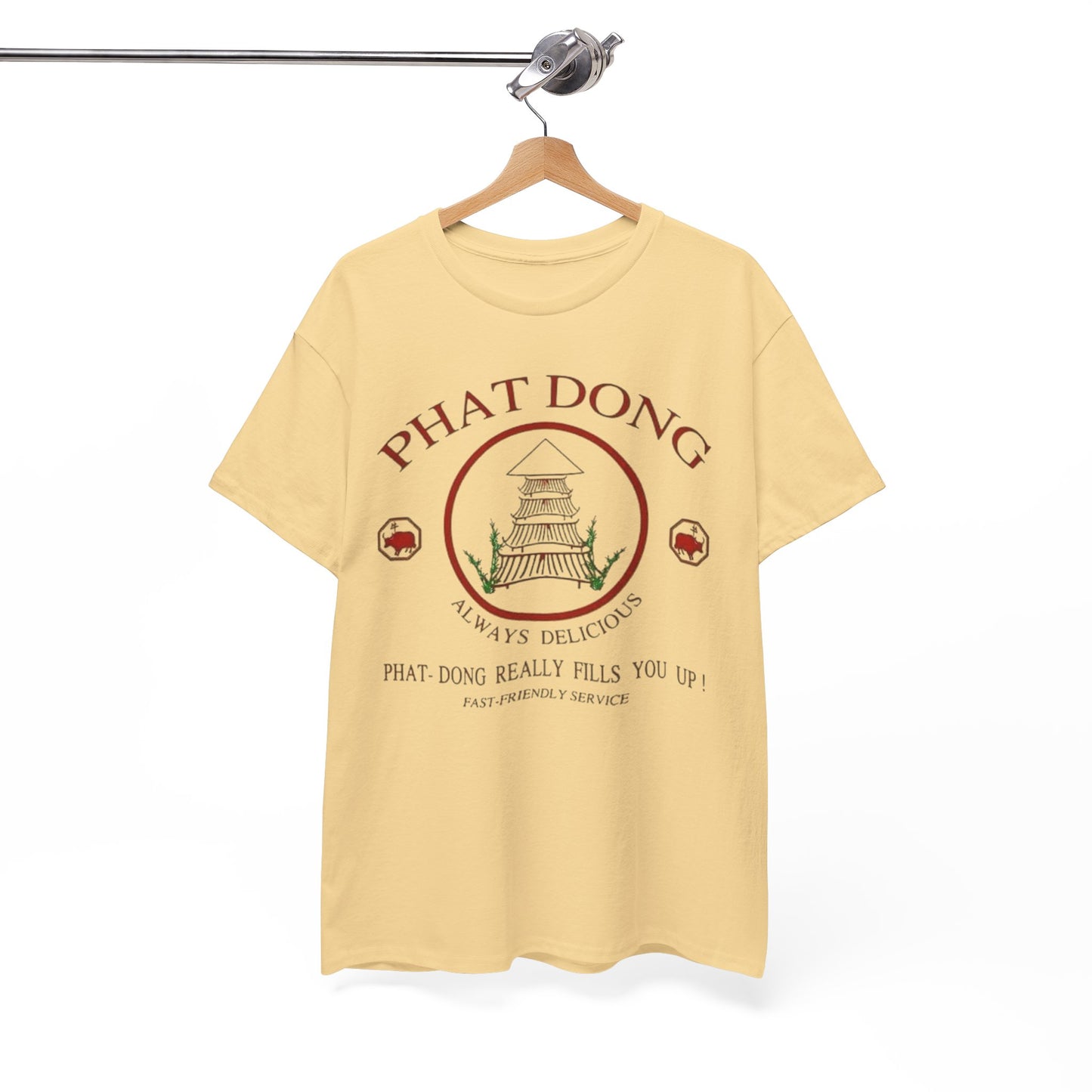 Phat Dong Funny Chinese Food Graphic T-Shirt Gift NEW Jokes  Heavy Cotton Tee