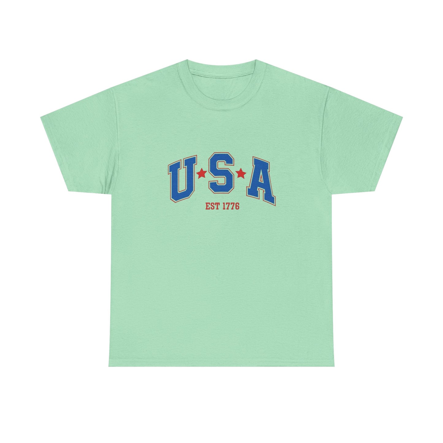 USA 1776 America Graphic T Shirt Adult New Tee