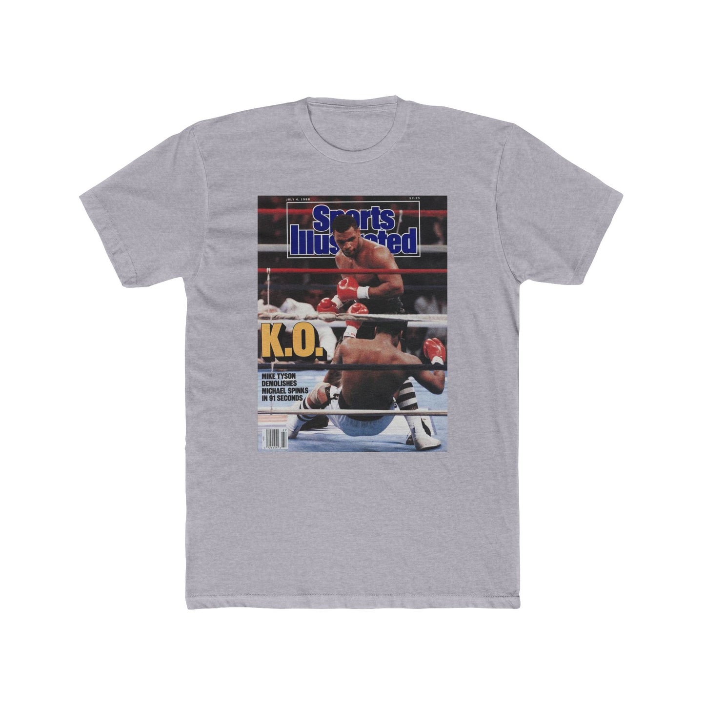 Mike Tyson Tshirt vintage New York  Men's Cotton Crew Tee boxing mma wrestling