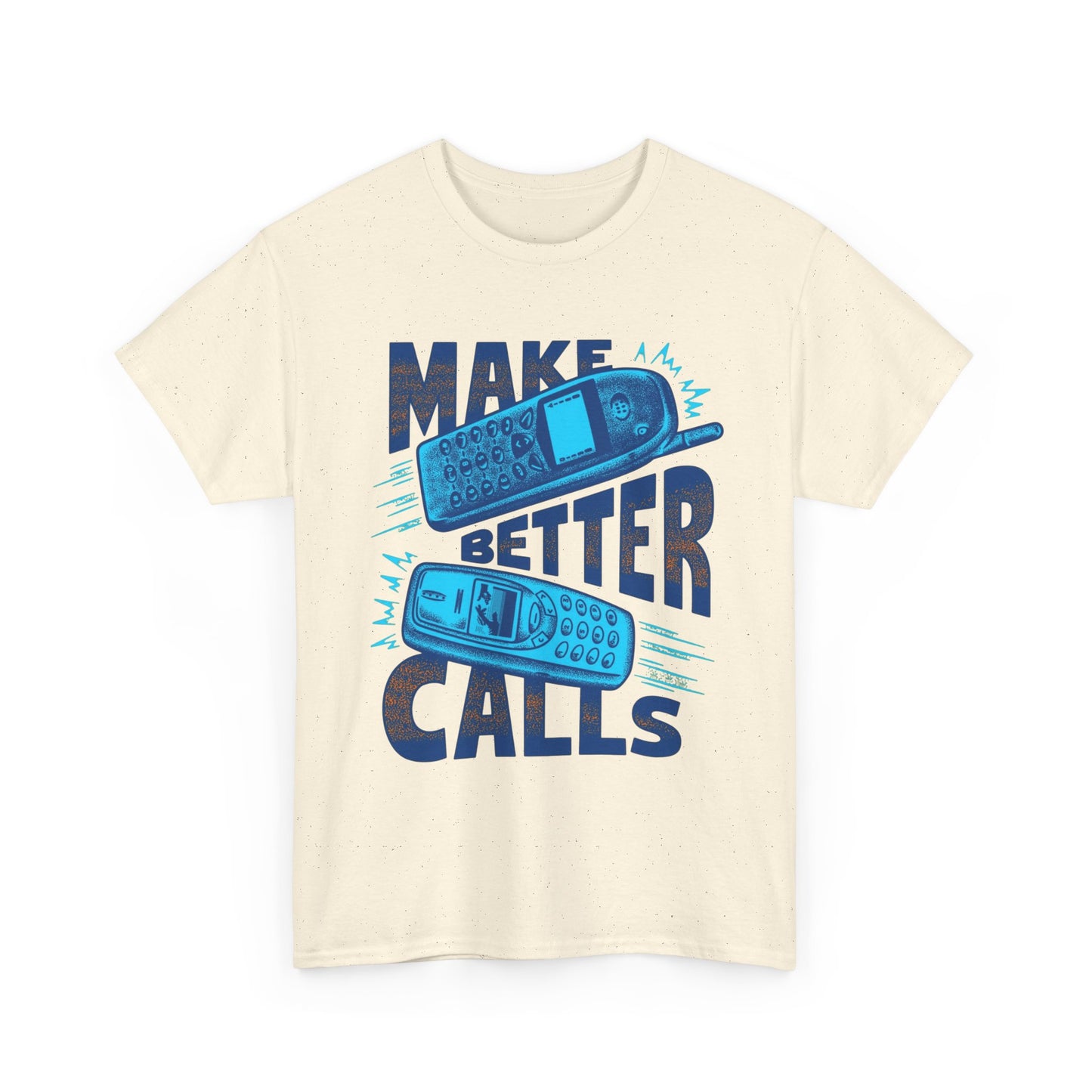 Make Better Calls Vintage Graphic T-Shirt, Unisex Cotton Shirt