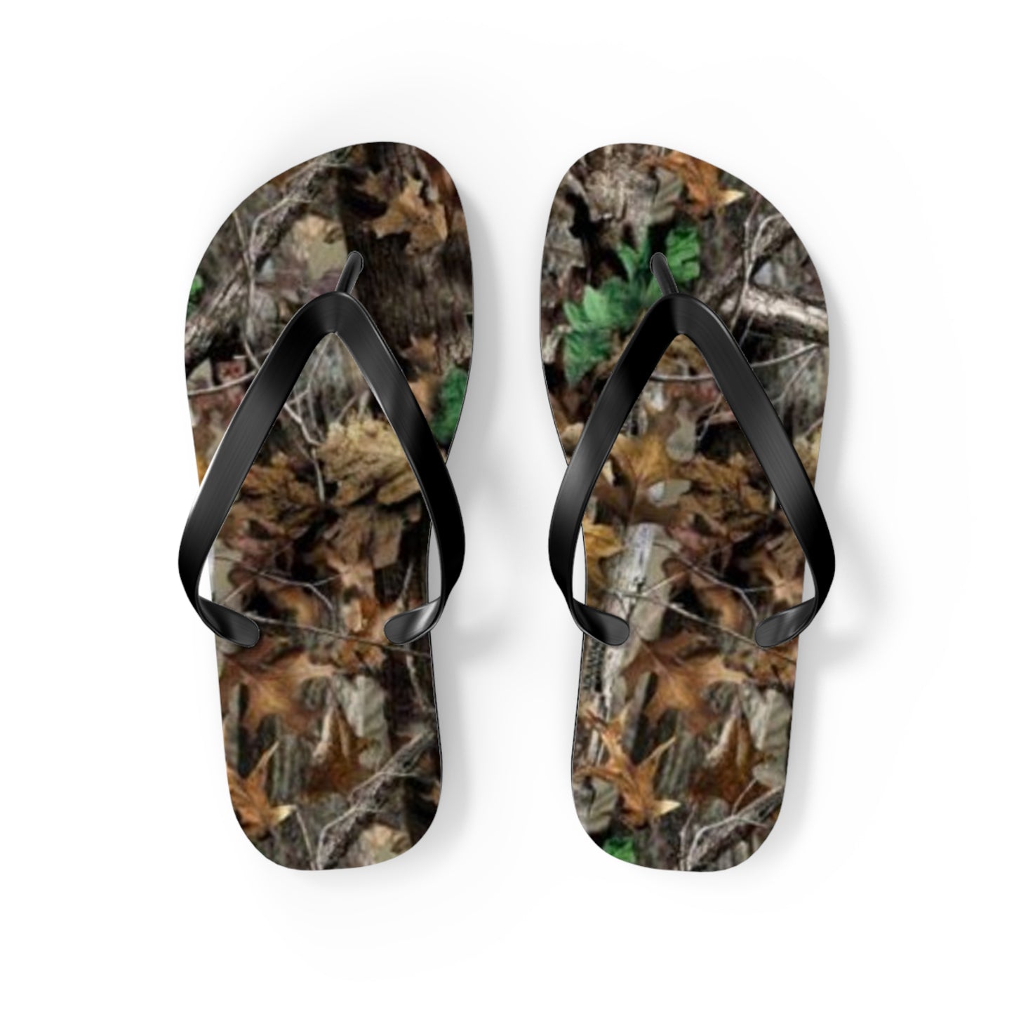 Waves And Sun Camo Tree Sandals Summer Flip Flops Slides BRAND NEW