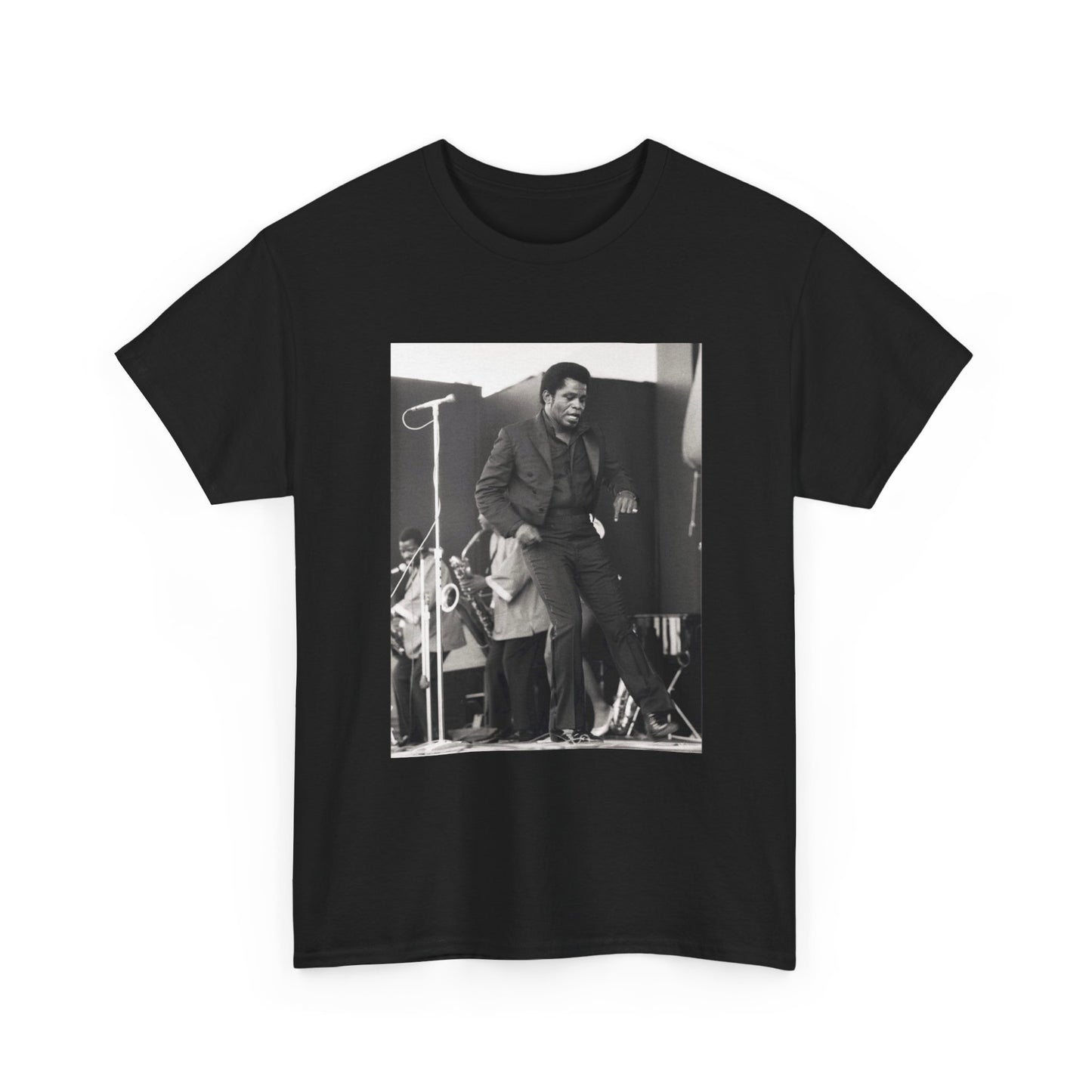 James Brown Tshirt Vintage Concert The Godfather Unisex Heavy Cotton Tee