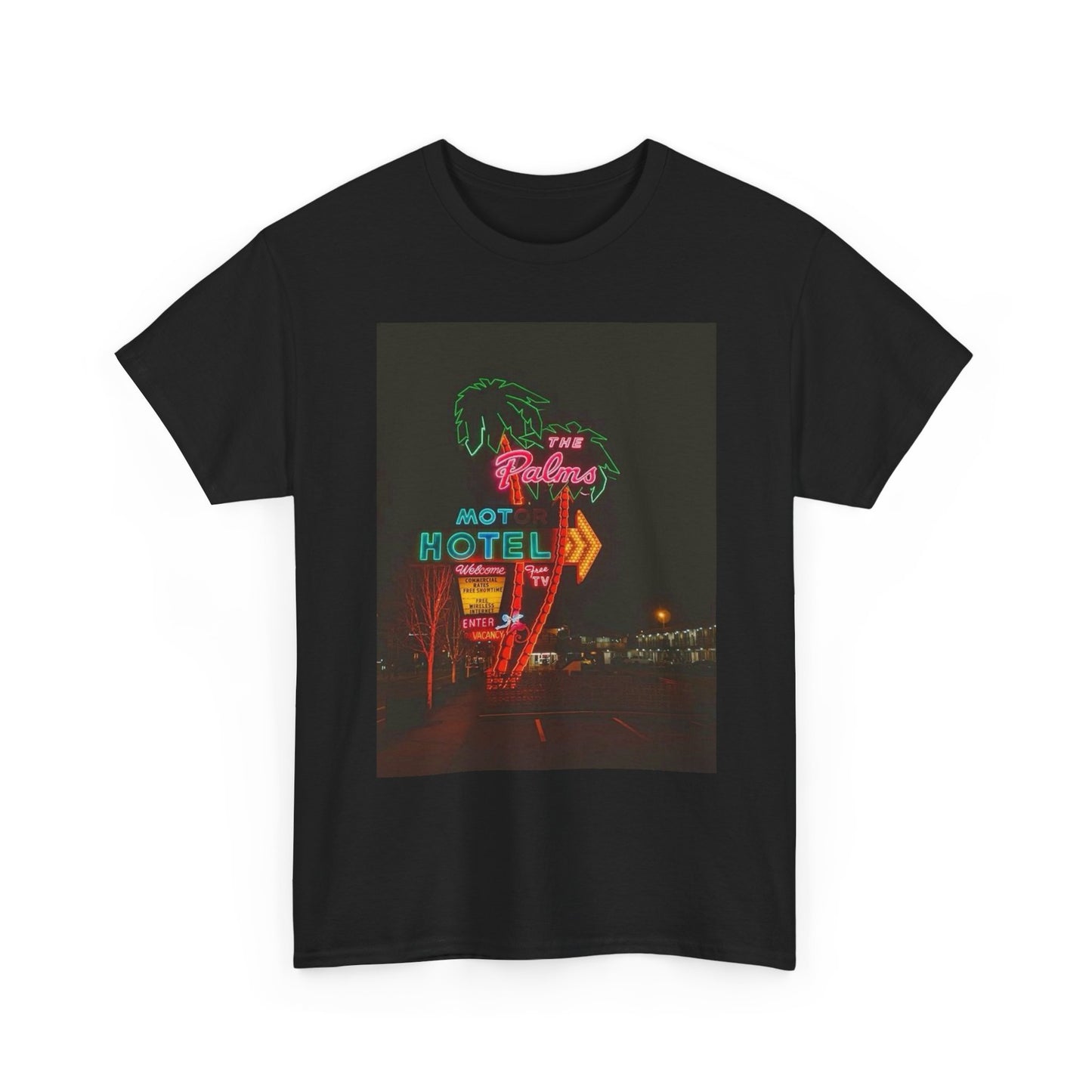 The Palms Hotel And Casino T Shirt Vintage Vegas Retro Unisex Heavy Cotton Tee