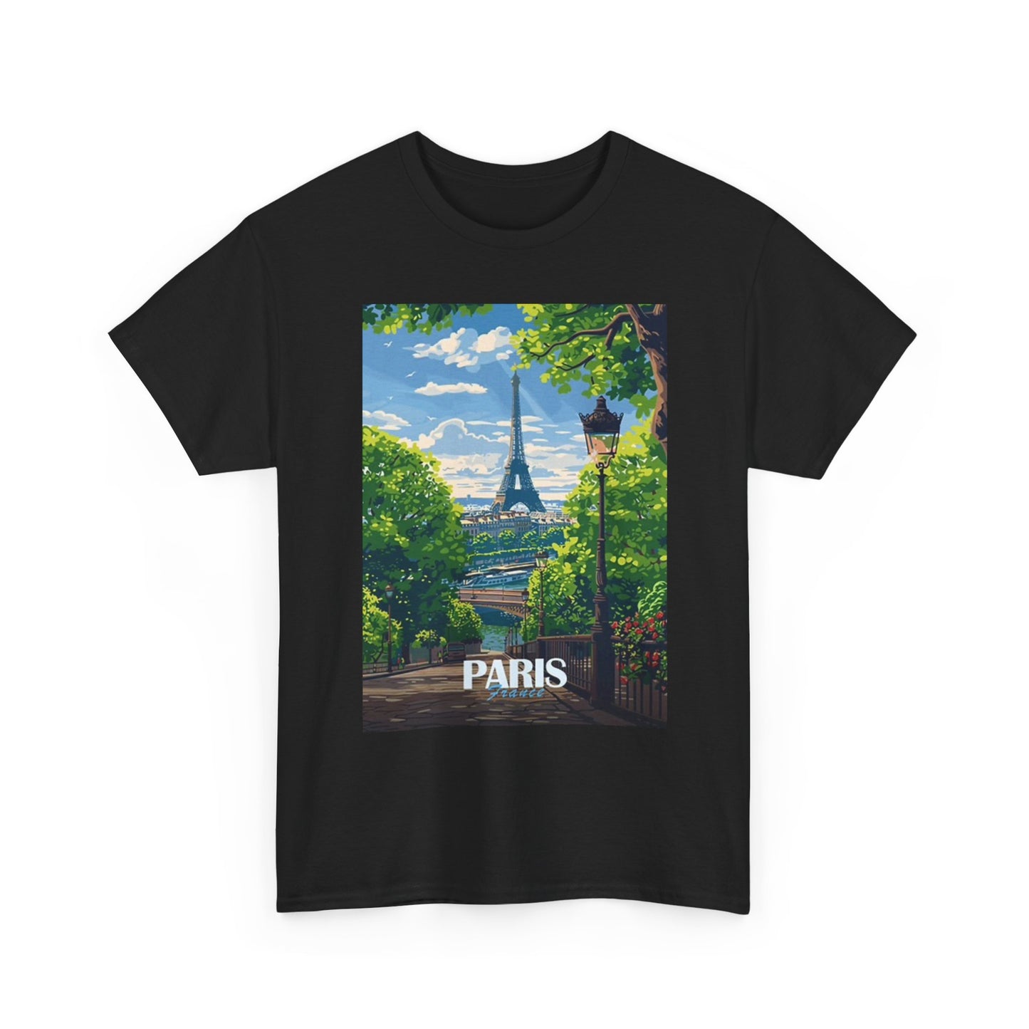 Paris France Eiffel Tower T Shirt BRAND NEW Apparel Unisex Graphic Tee USA
