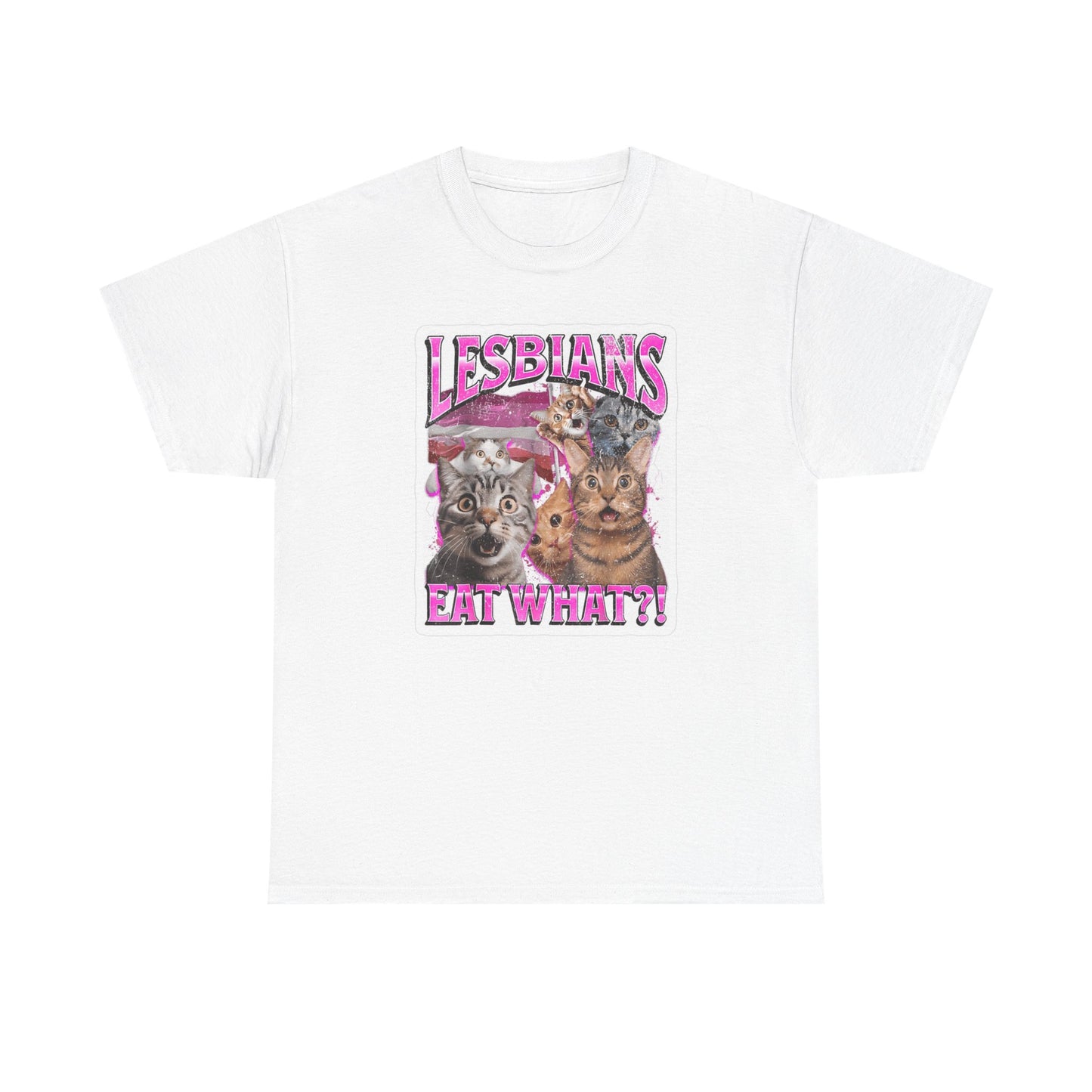 Lesbians Eat What Funny Graphic T Shirt Brand New Cotton Tee