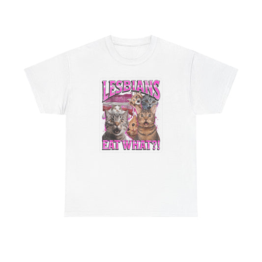 Lesbians Eat What Funny Graphic T Shirt Brand New Cotton Tee