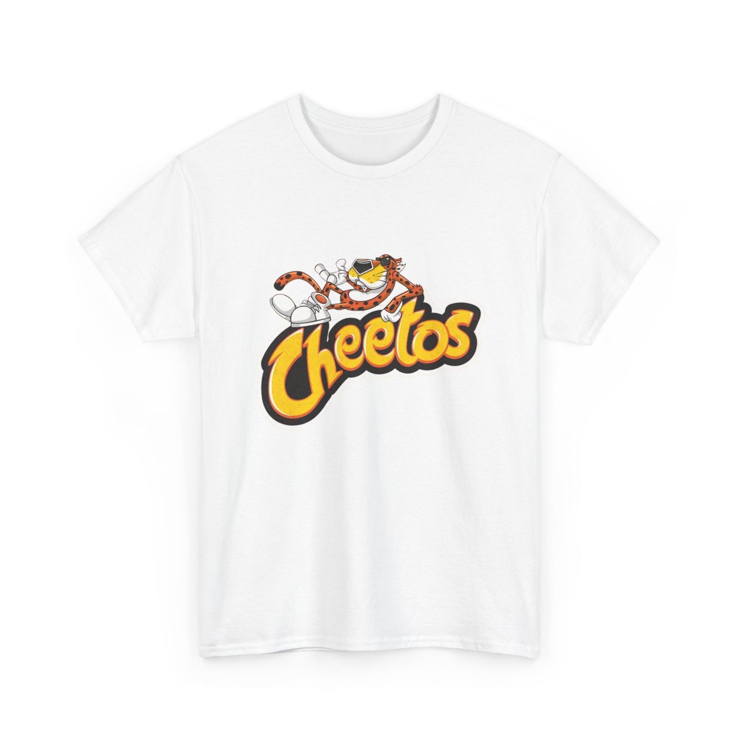 Cheetos Graphic T Shirt Vintage Snack Logo Unisex Heavy Cotton Tee