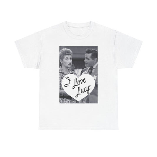 I Love lucy Graphic T Shirt Vintage tv Series Retro Unisex Heavy Cotton Tee