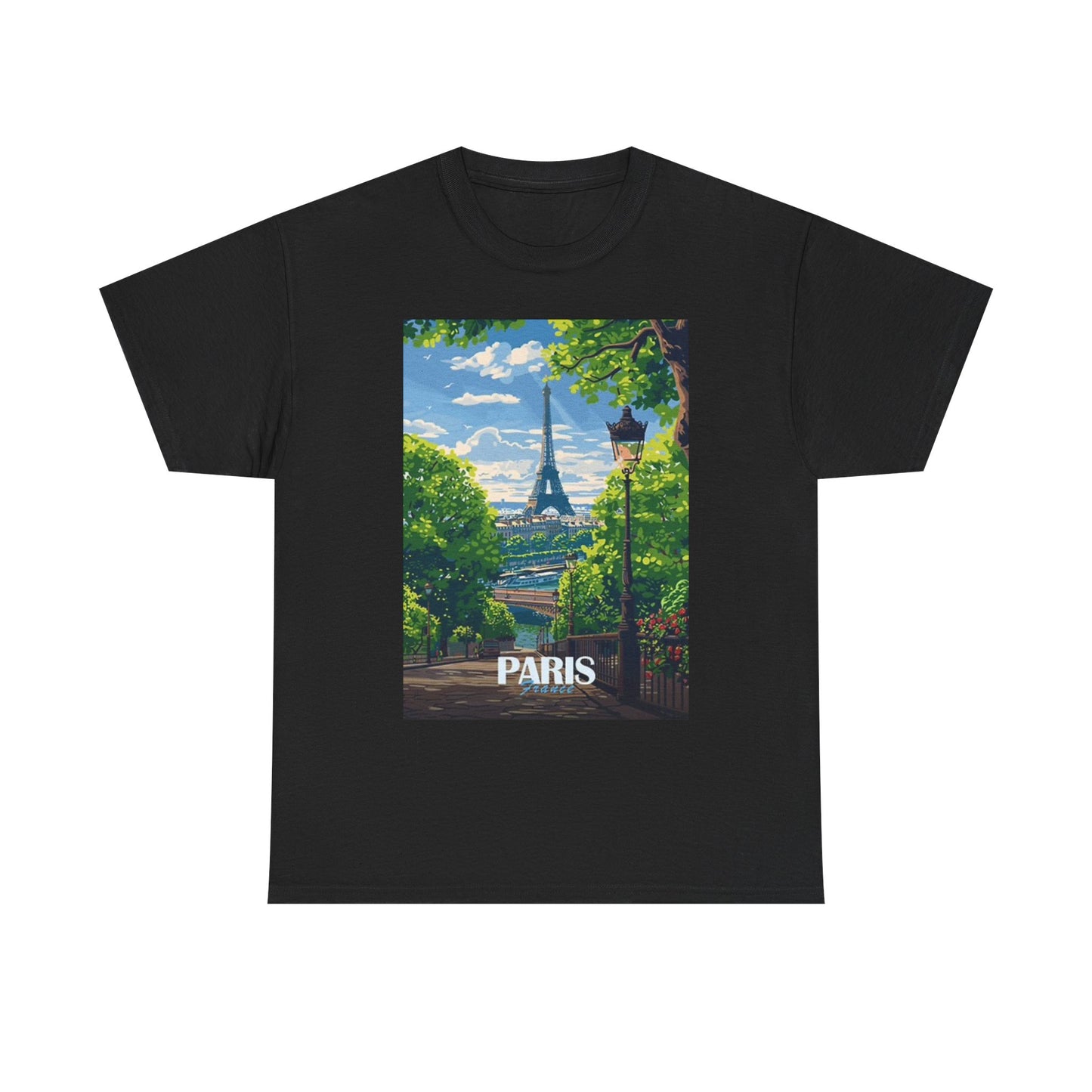 Paris France Eiffel Tower T Shirt BRAND NEW Apparel Unisex Graphic Tee USA