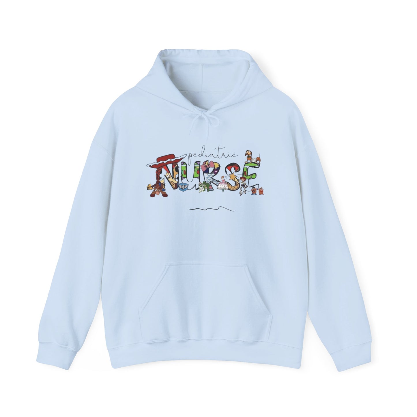 Pediatric Nurse Cute Graphic Hoodie Unisex Heavy Blend™ Hooded Sweatshirt
