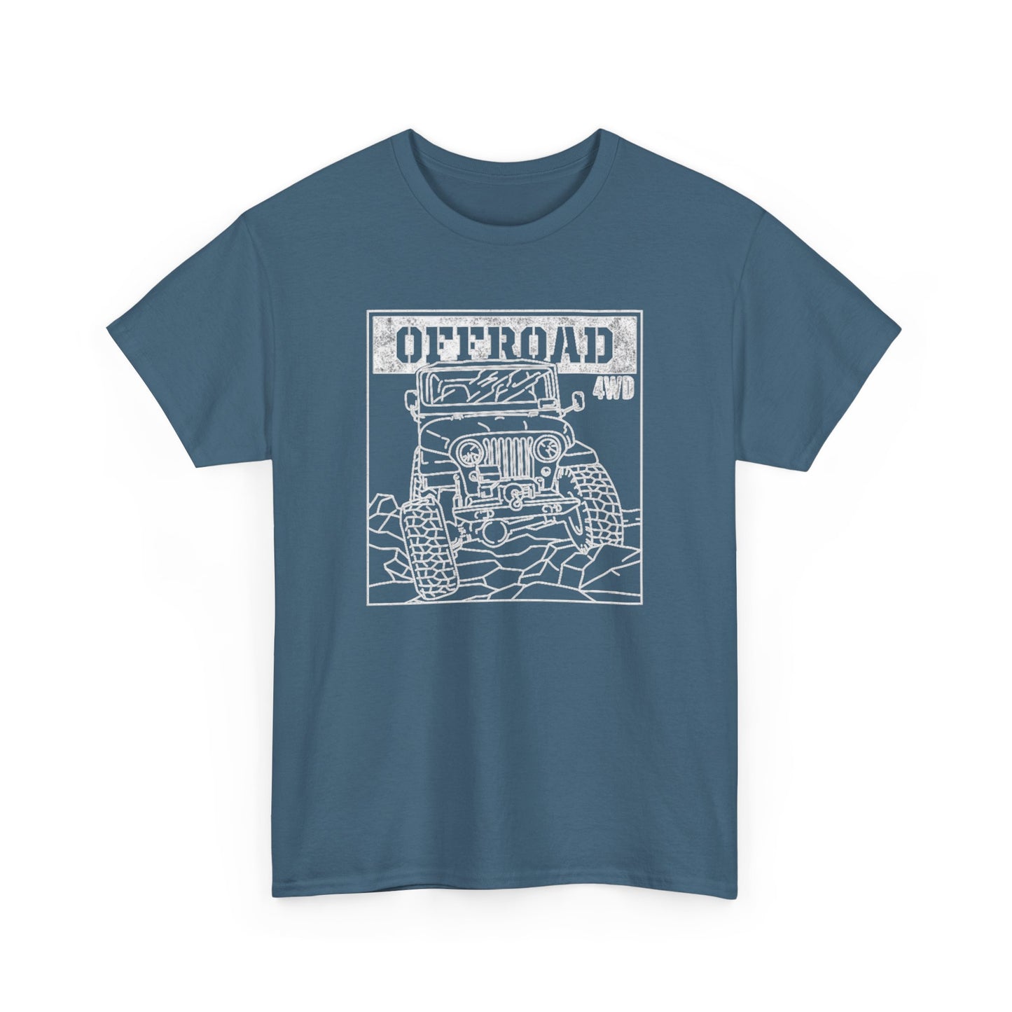 Offroad 4wd Retro Trailboss Graphic T Shirt NEW Unisex Heavy Cotton Tee