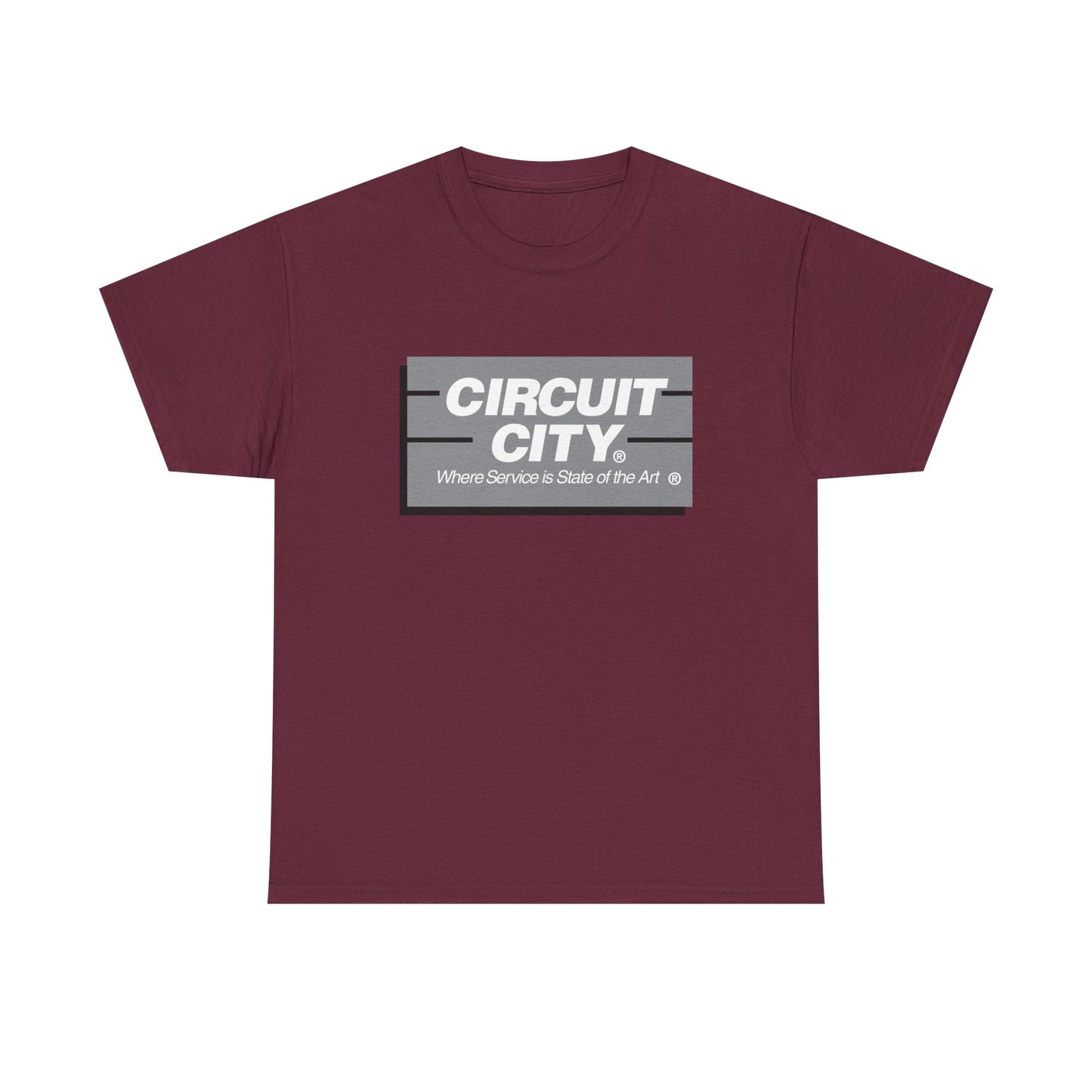 Circuit city T-shirt vintage graphic employee shirt retro design Unisex Heavy