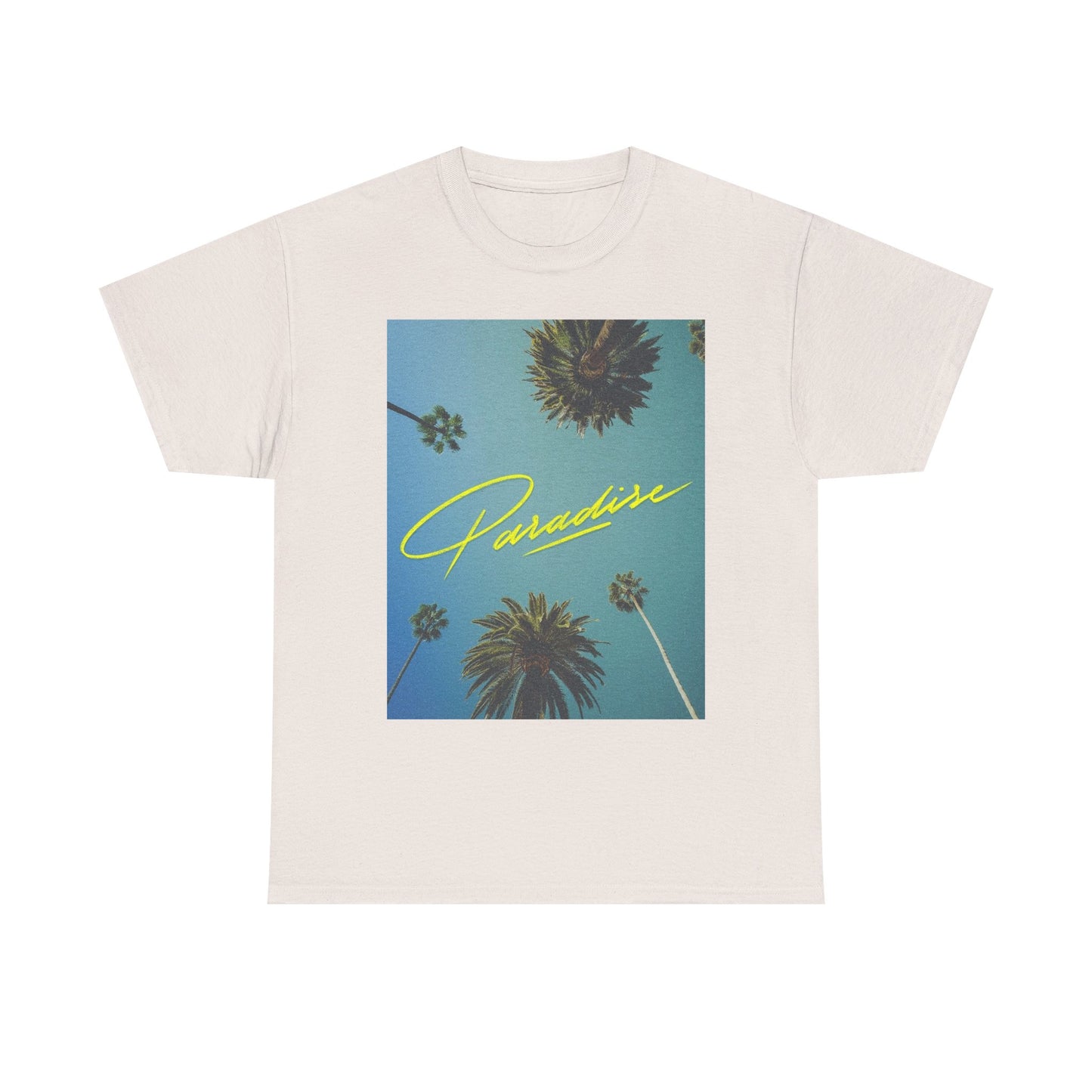 Paradise Graphic T Shirt NEW Adult Unisex Heavy Cotton Tee