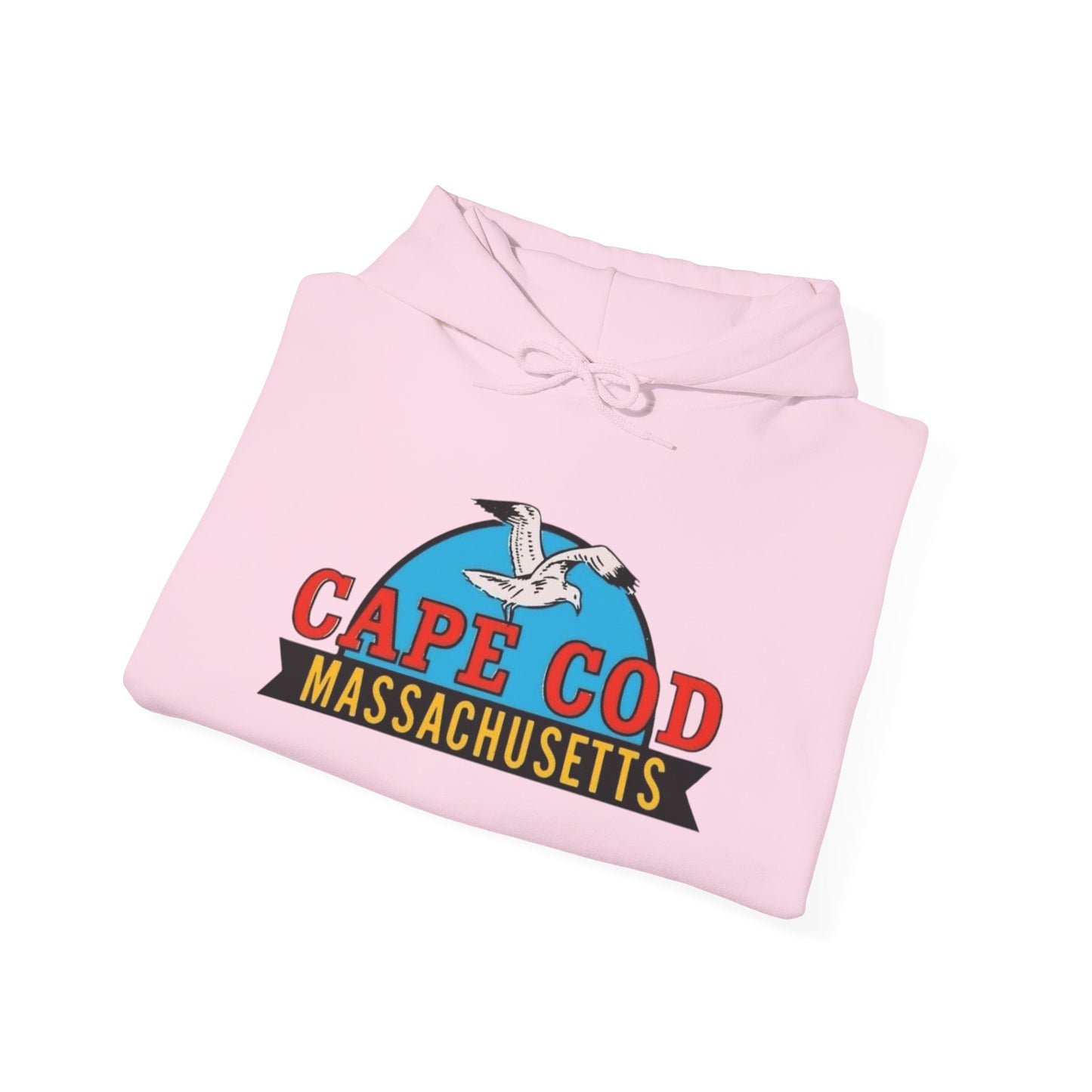 Cape Cod Seagull Graphic Hoodie Unisex Heavy Blend™ Hooded Sweatshirt