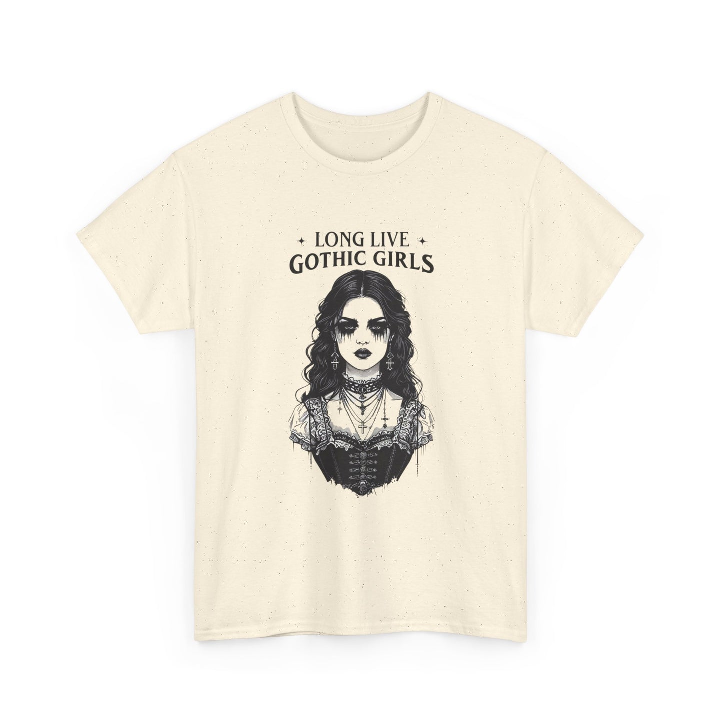Long Live Gothic Girls Graphic T Shirt Unisex Heavy Cotton Tee
