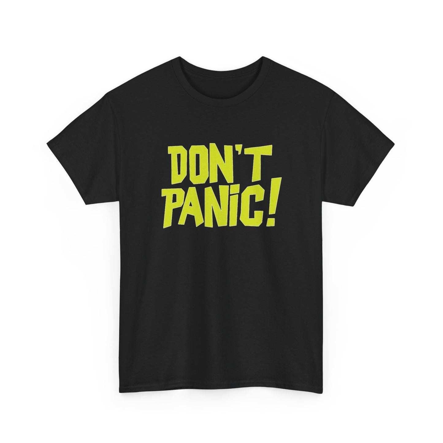 Don't Panic Graphic T Shirt NEW Adult Regular Sizing Tee