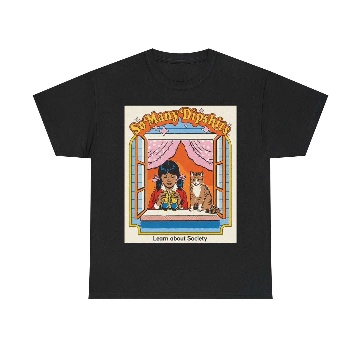 Cant Fix Stupid Tshirt Funny 80s Graphic So many Dips graphic Heavy Cotton Tee
