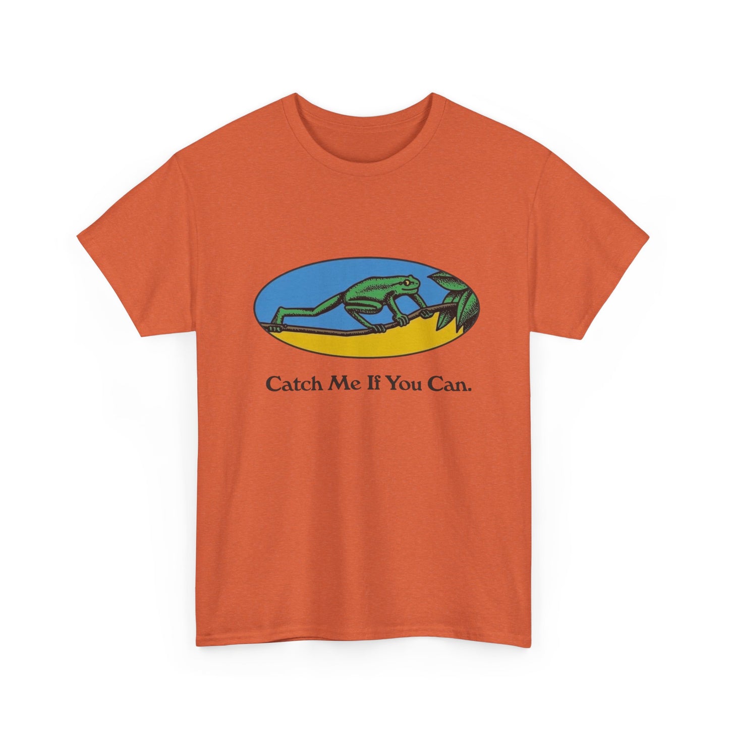 Catch Me If You Can Retro Graphic T Shirt NEW Adult Regular Heavy Cotton Tee