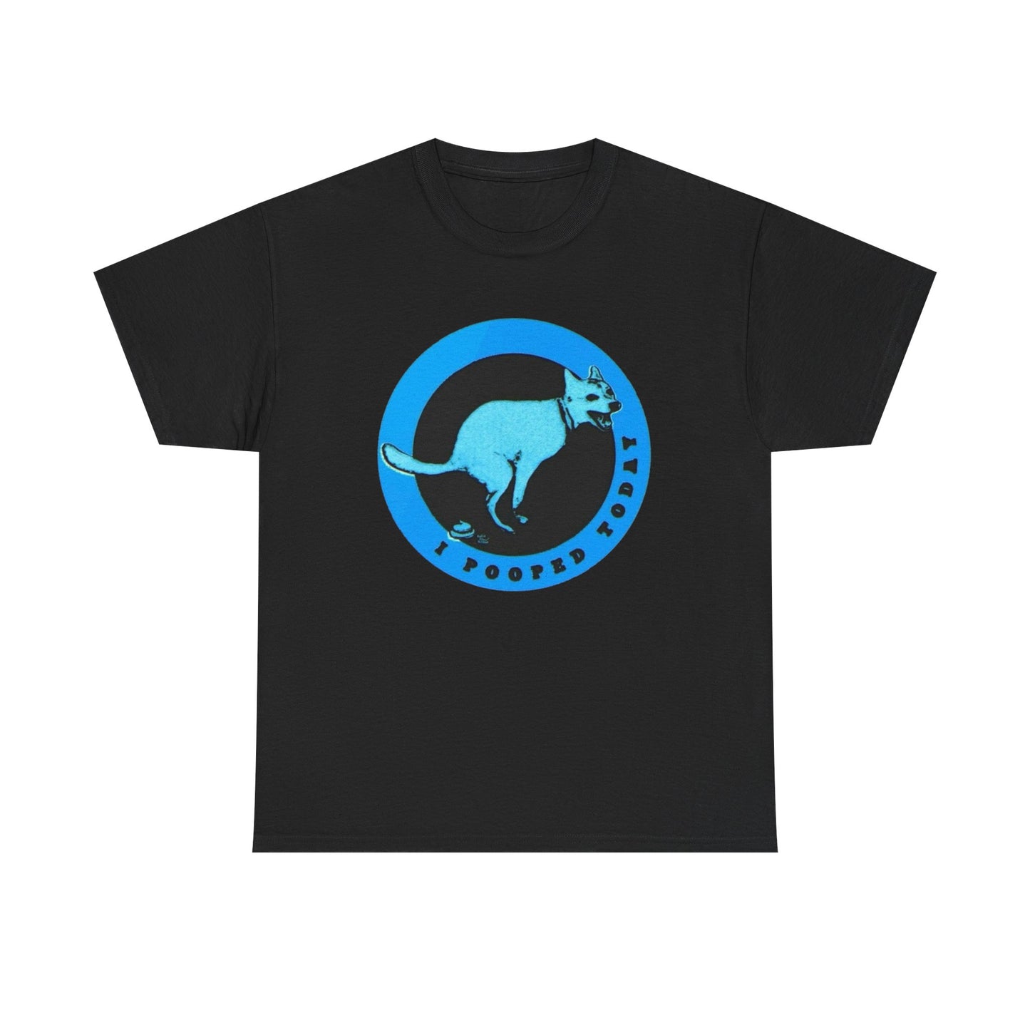 I Pooped Today Funny Graphic T Shirt Unisex Heavy Cotton Tee