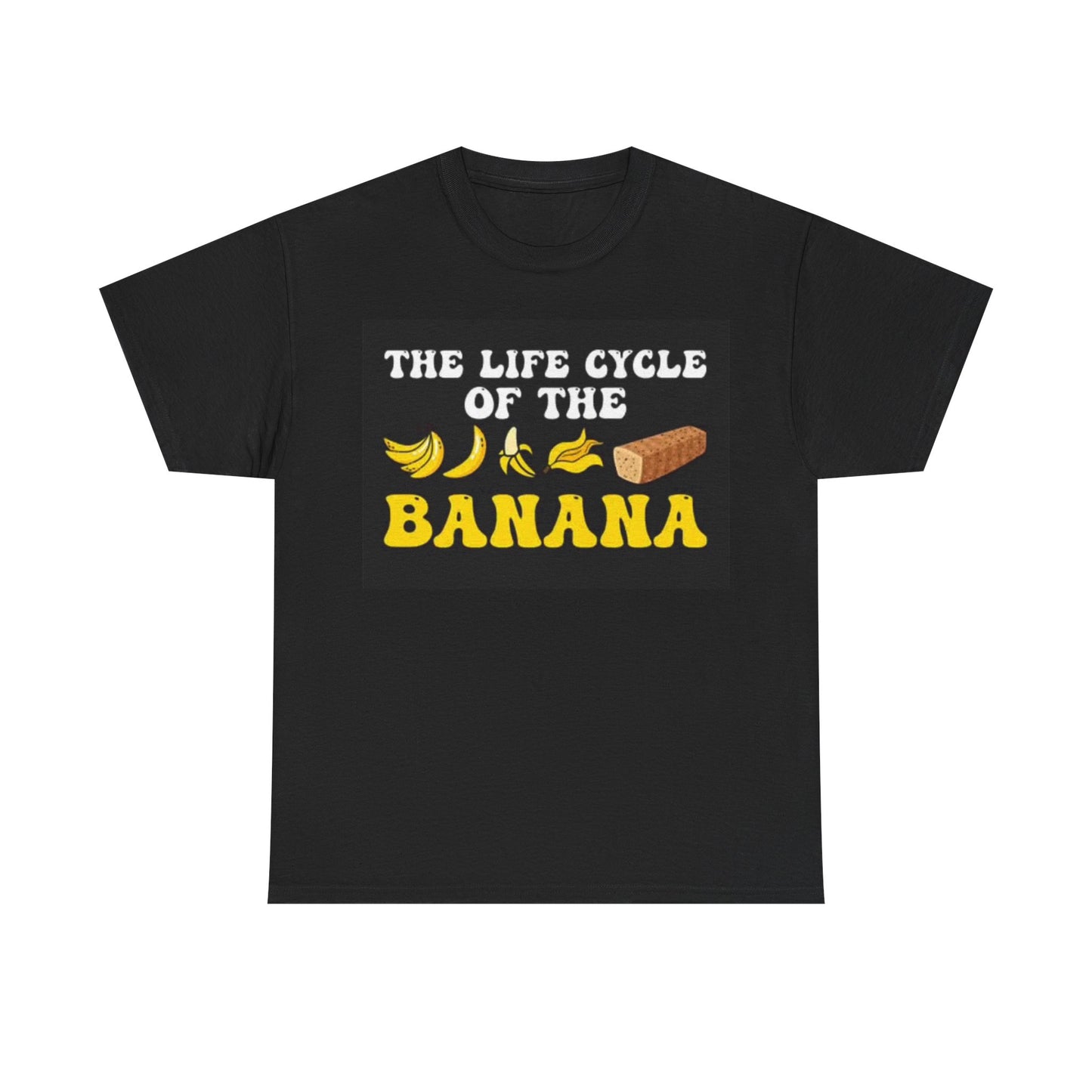 Life Cycle Of A Banana Shirt Funny Graphic Unisex Heavy Cotton Tee