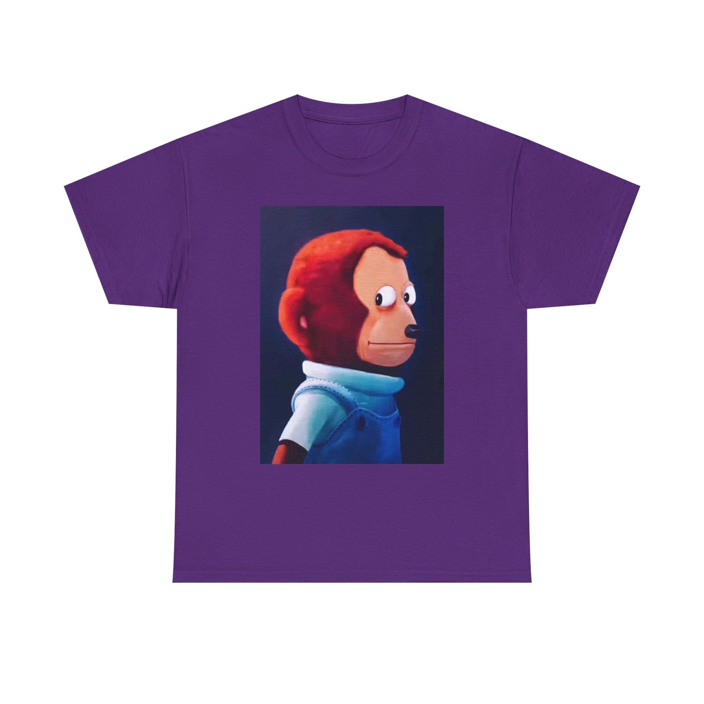 Funny Side Eye Jokes T Shirt MEME Comedy Cartoon Painting Unisex Heavy Cotton